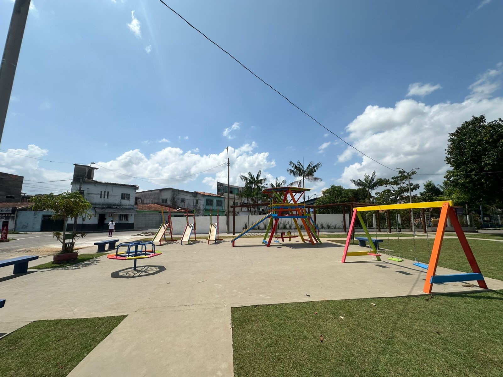 Prefeitura de Belém conclui mais cinco praças e 14 seguem em obras