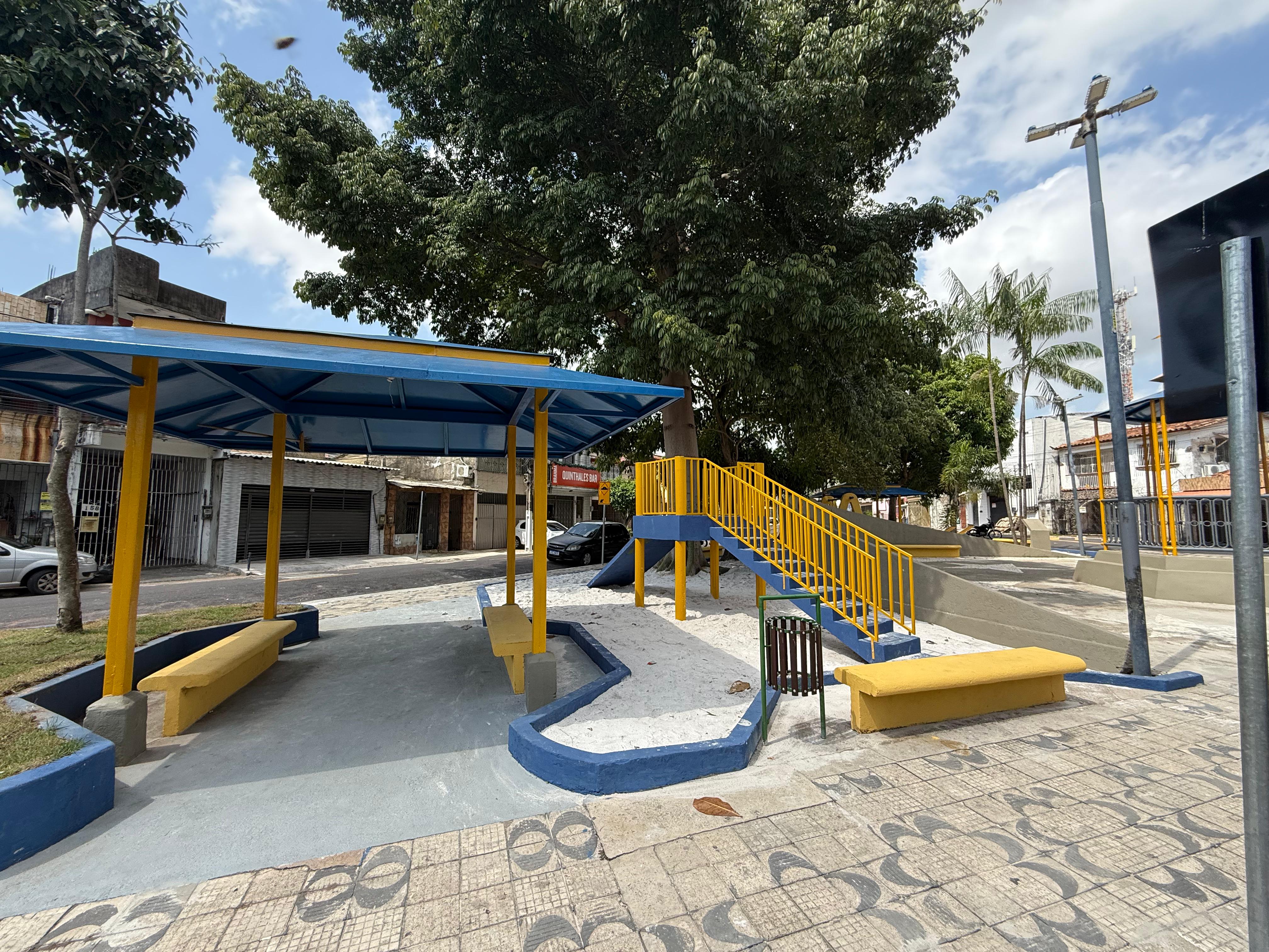 Prefeitura de Belém conclui mais cinco praças e 14 seguem em obras