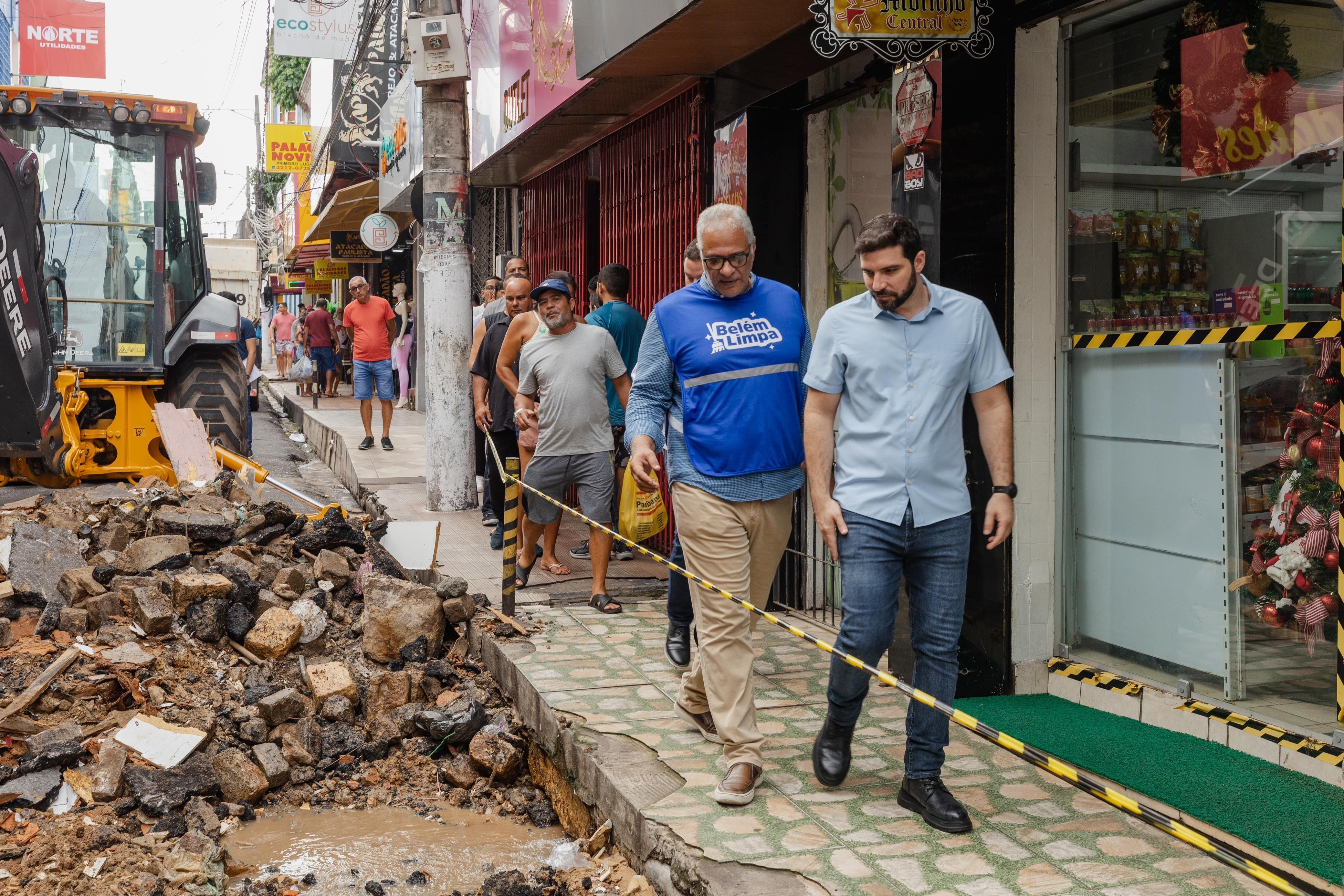 Prefeitura intensifica manutenção viária em diversos bairros de Belém