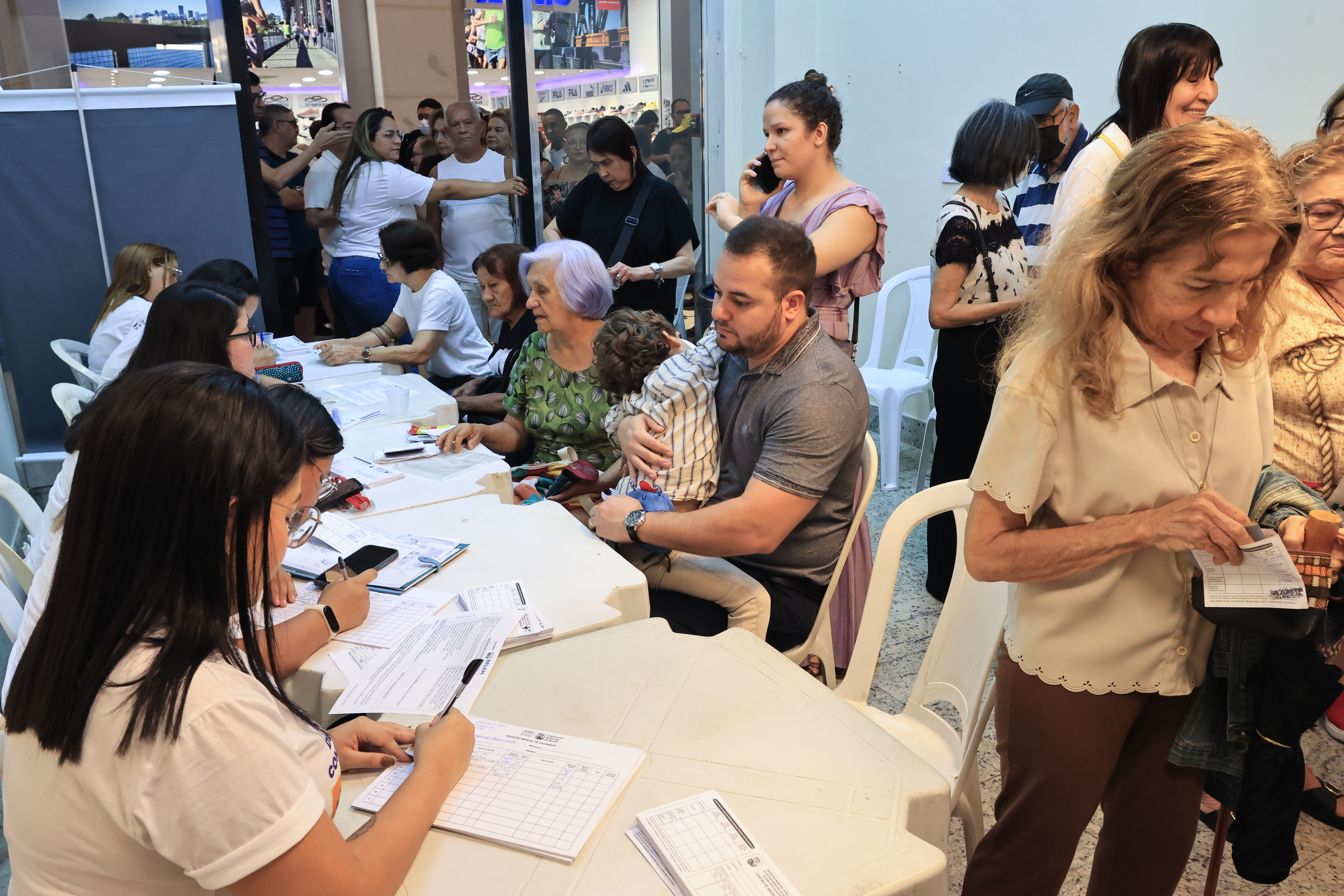 Belém aumenta em 221% a vacinação de Influenza com estratégia em shoppings