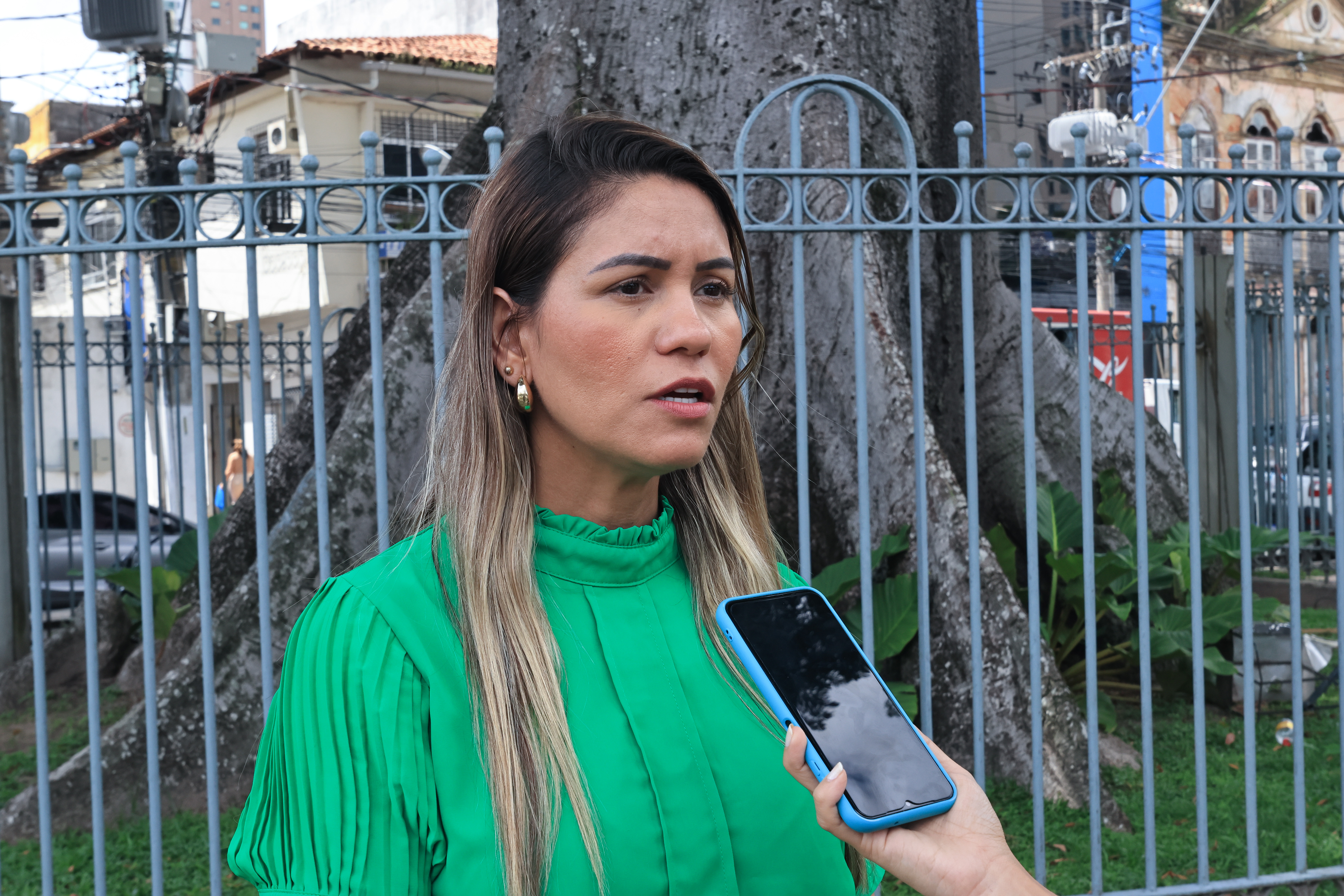 Prefeitura atesta boas condições de samaúmeira da praça Santuário