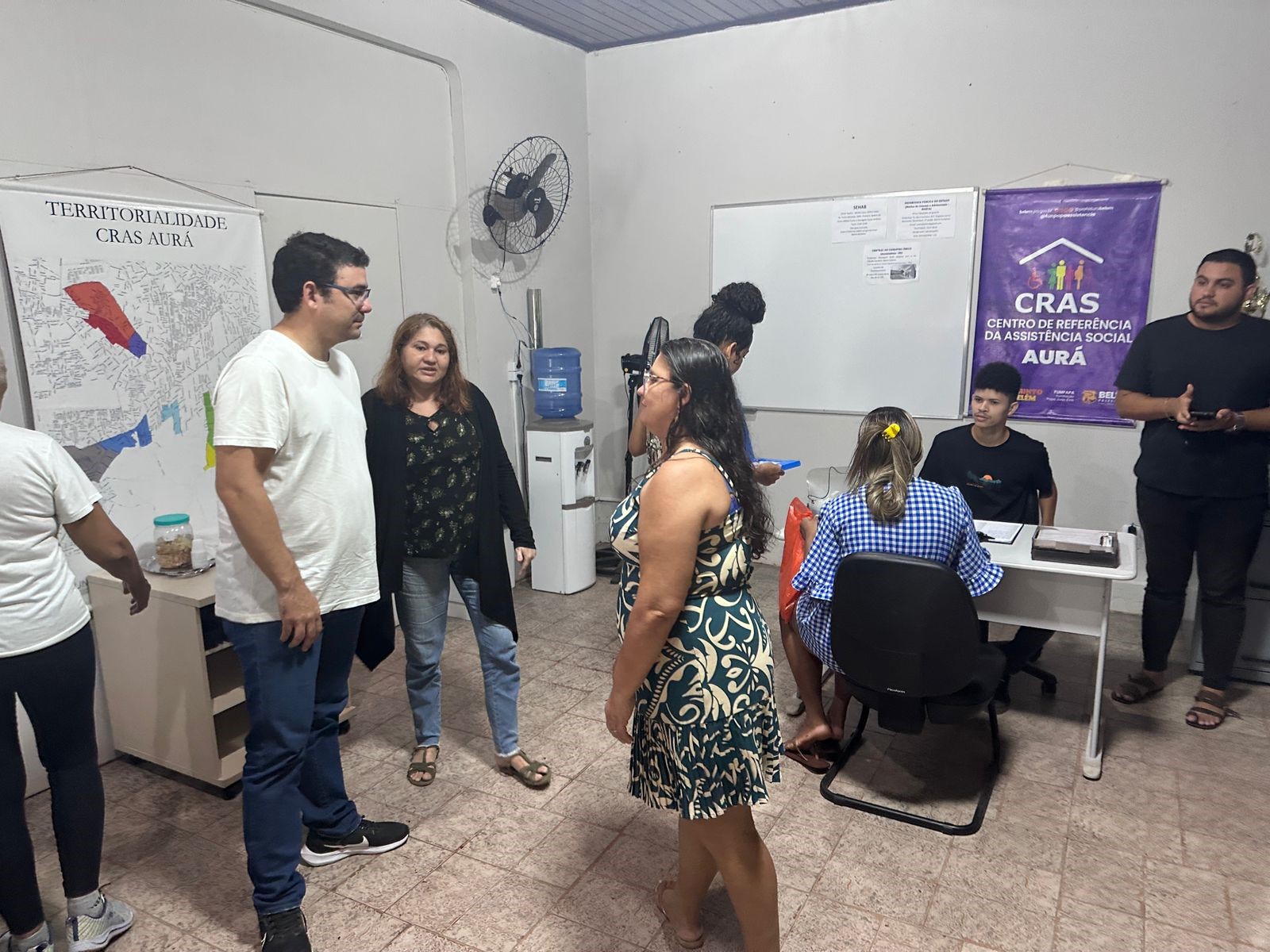 Presidente da Funpapa visita unidades da rede de assistência social