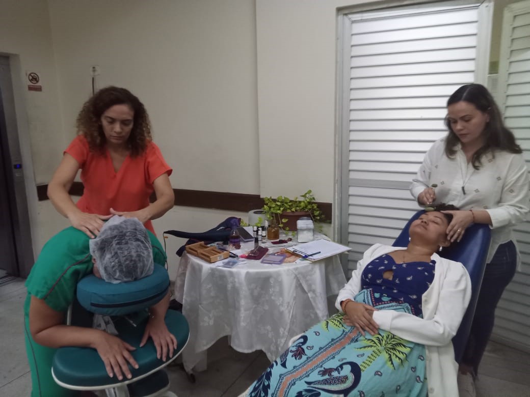 Ação de bem-estar marca o Janeiro Branco no HPSM Mário Pinotti
