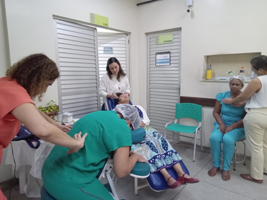 Ação de bem-estar marca o Janeiro Branco no HPSM Mário Pinotti