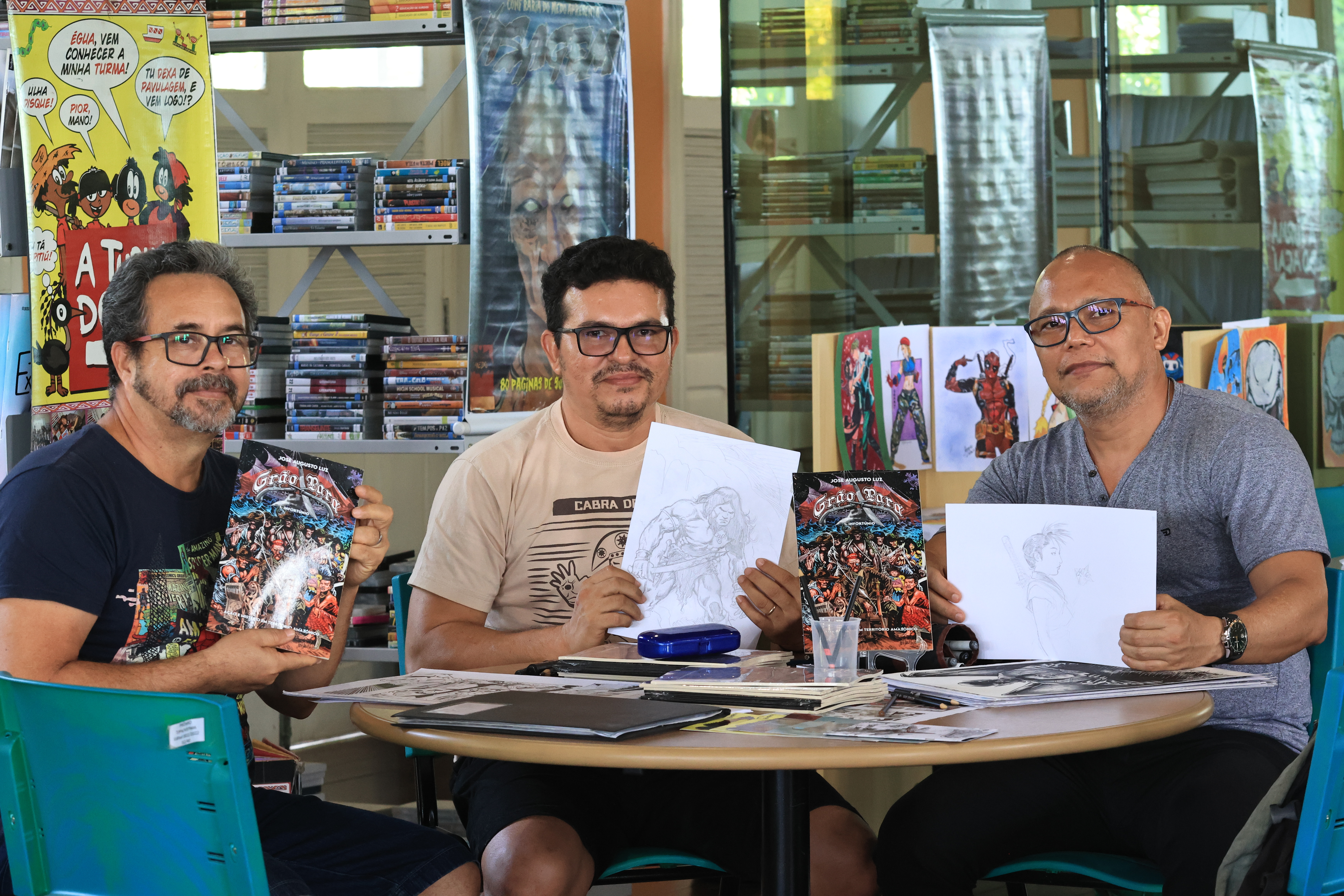 Quadrinhos têm espaço de valorização na Biblioteca Pública Municipal