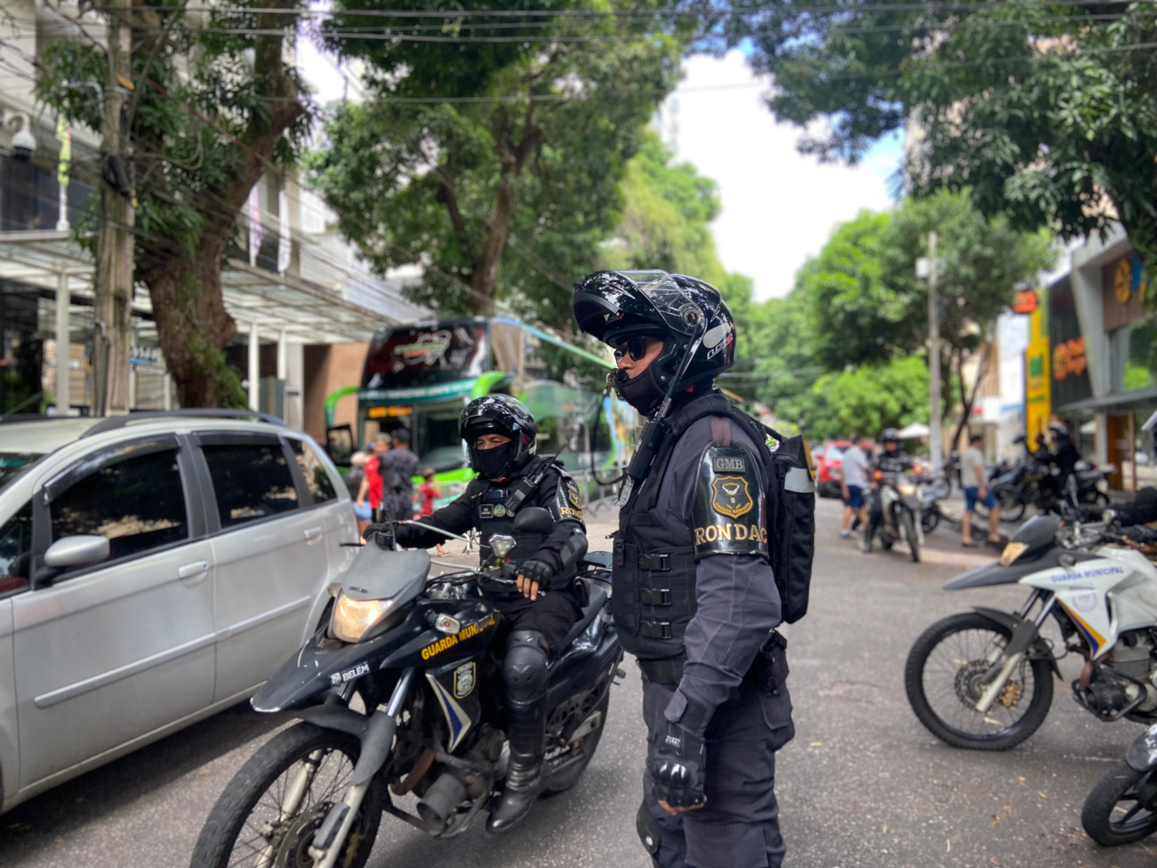 Guarda Municipal e SEMOB atuam na escolta de time e no trânsito no entorno do Mangueirão