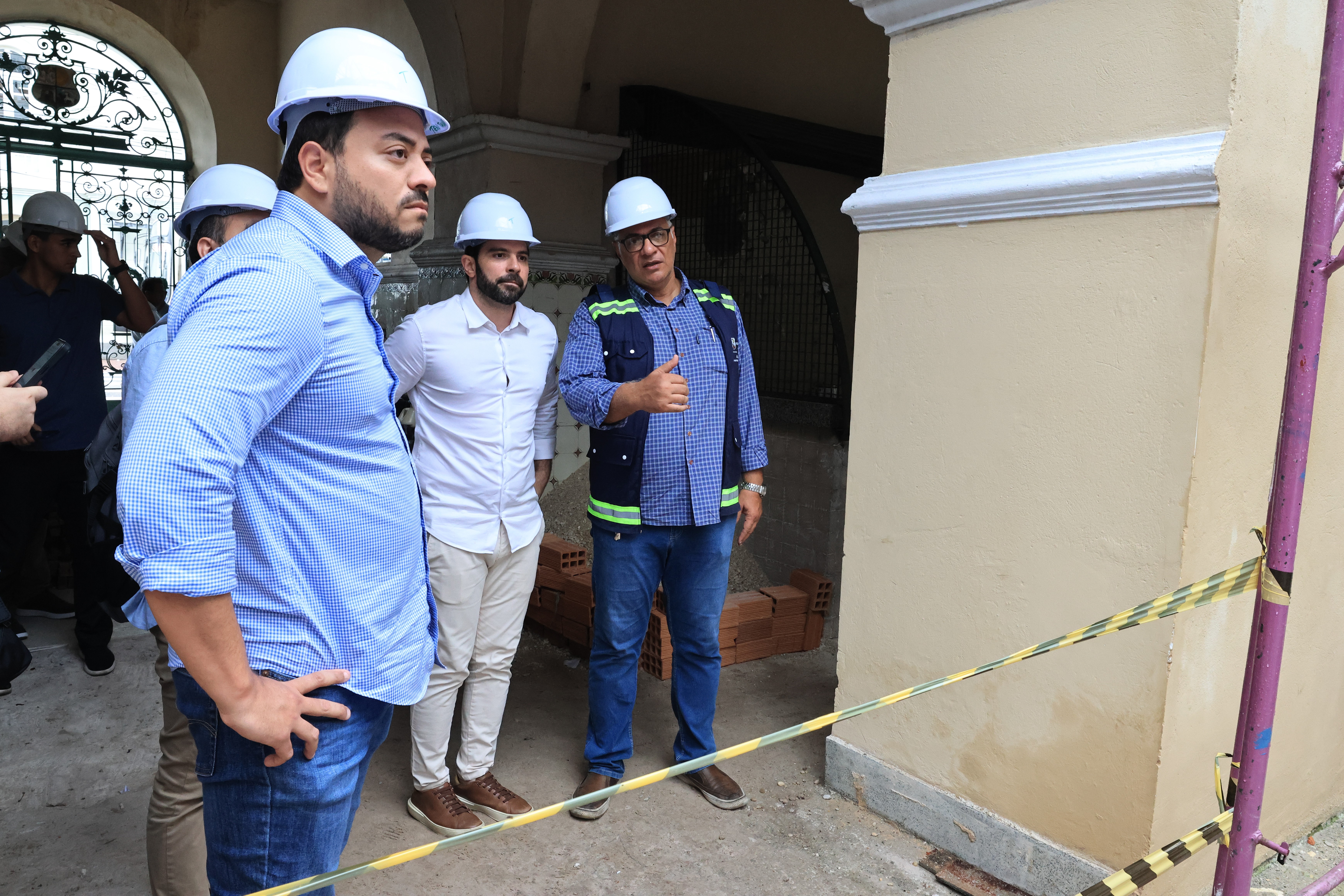 Comitiva da Itaipu Binacional visita obras do Complexo do Ver-o-Peso