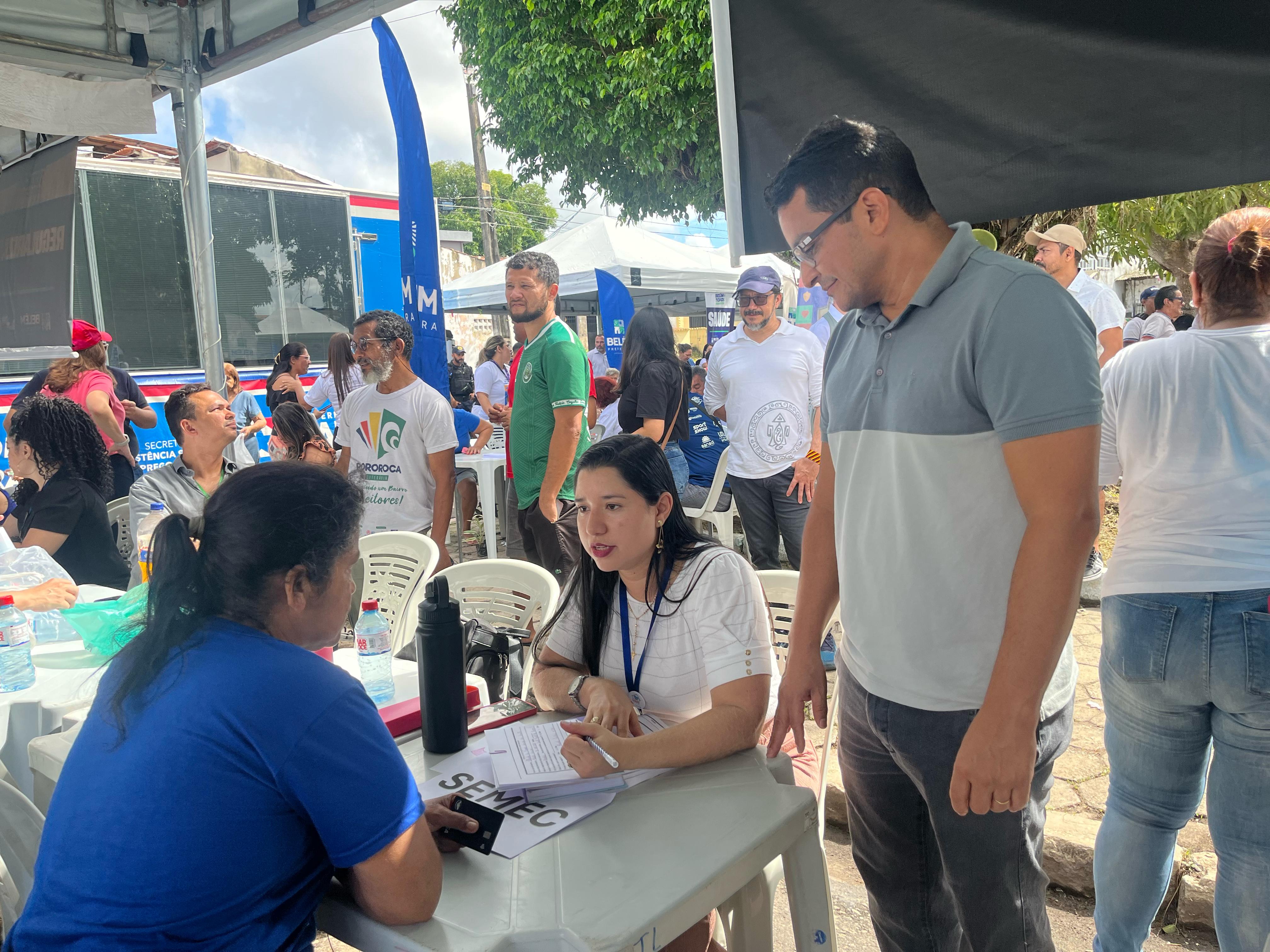 Aniversário do Guamá teve serviços da Secretaria Municipal de Educação