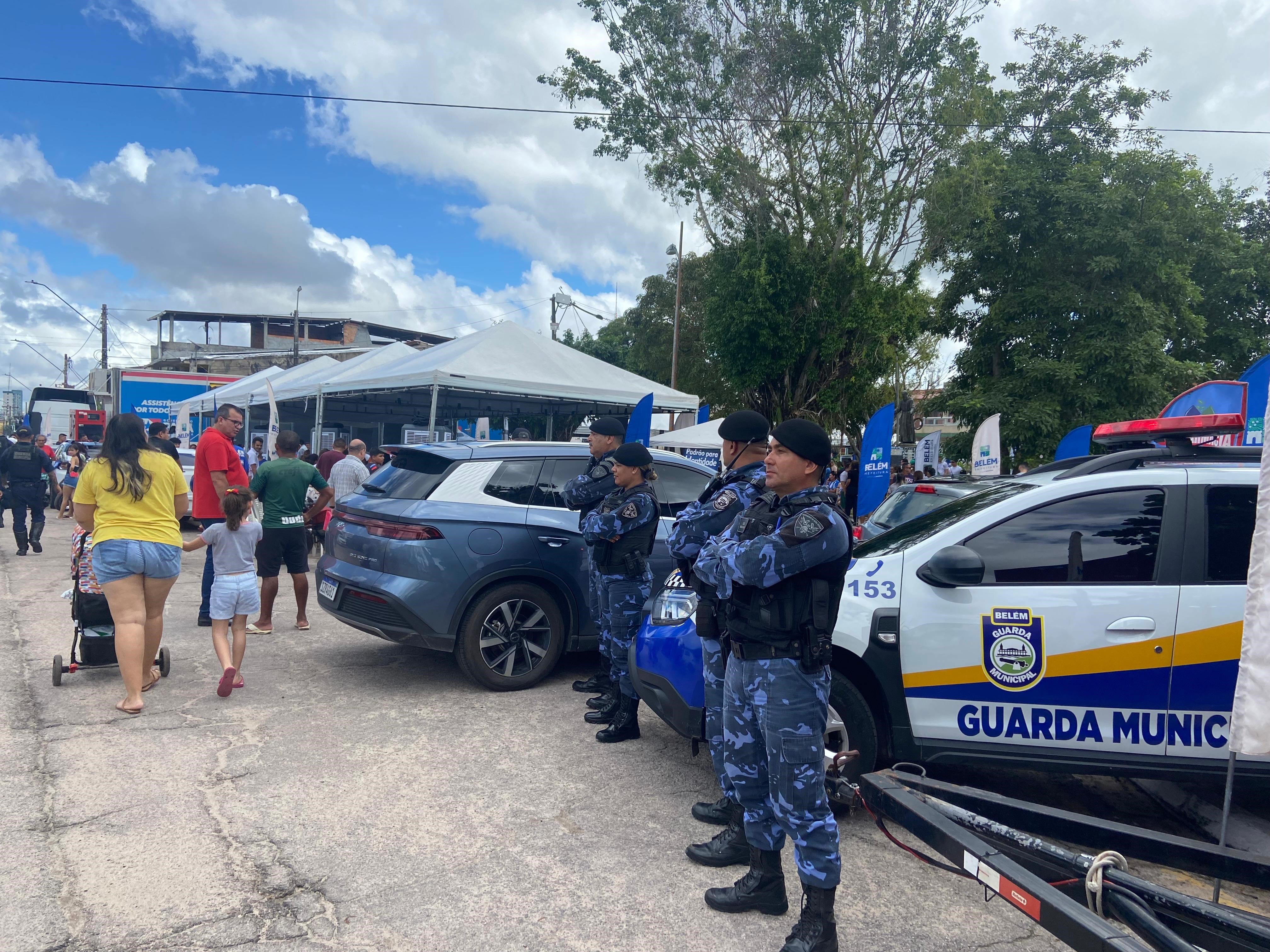 Prefeitura garantiu a segurança nos festejos de aniversário do Guamá