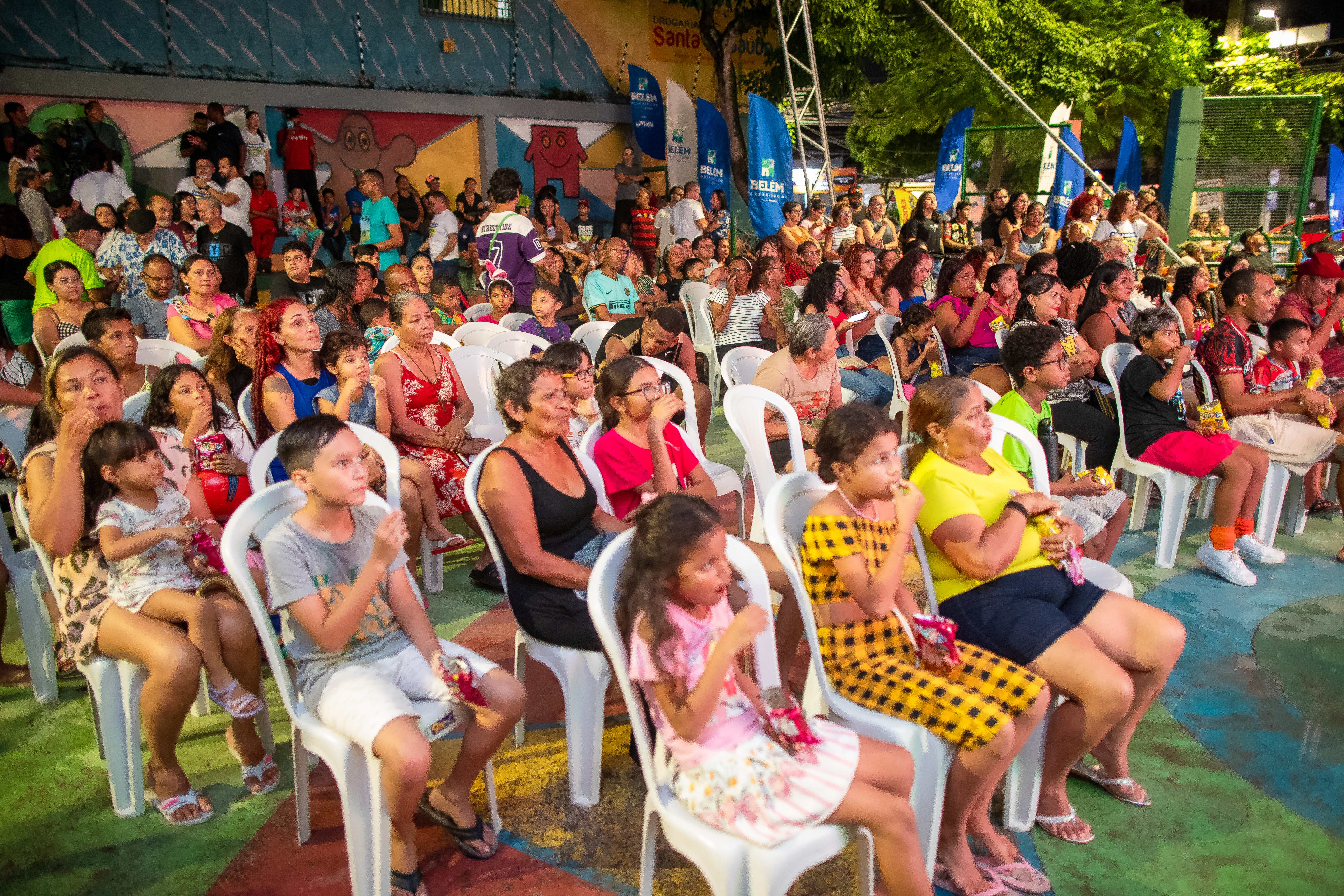 PMB retoma o projeto cinema itinerante em ação cultural no Guamá