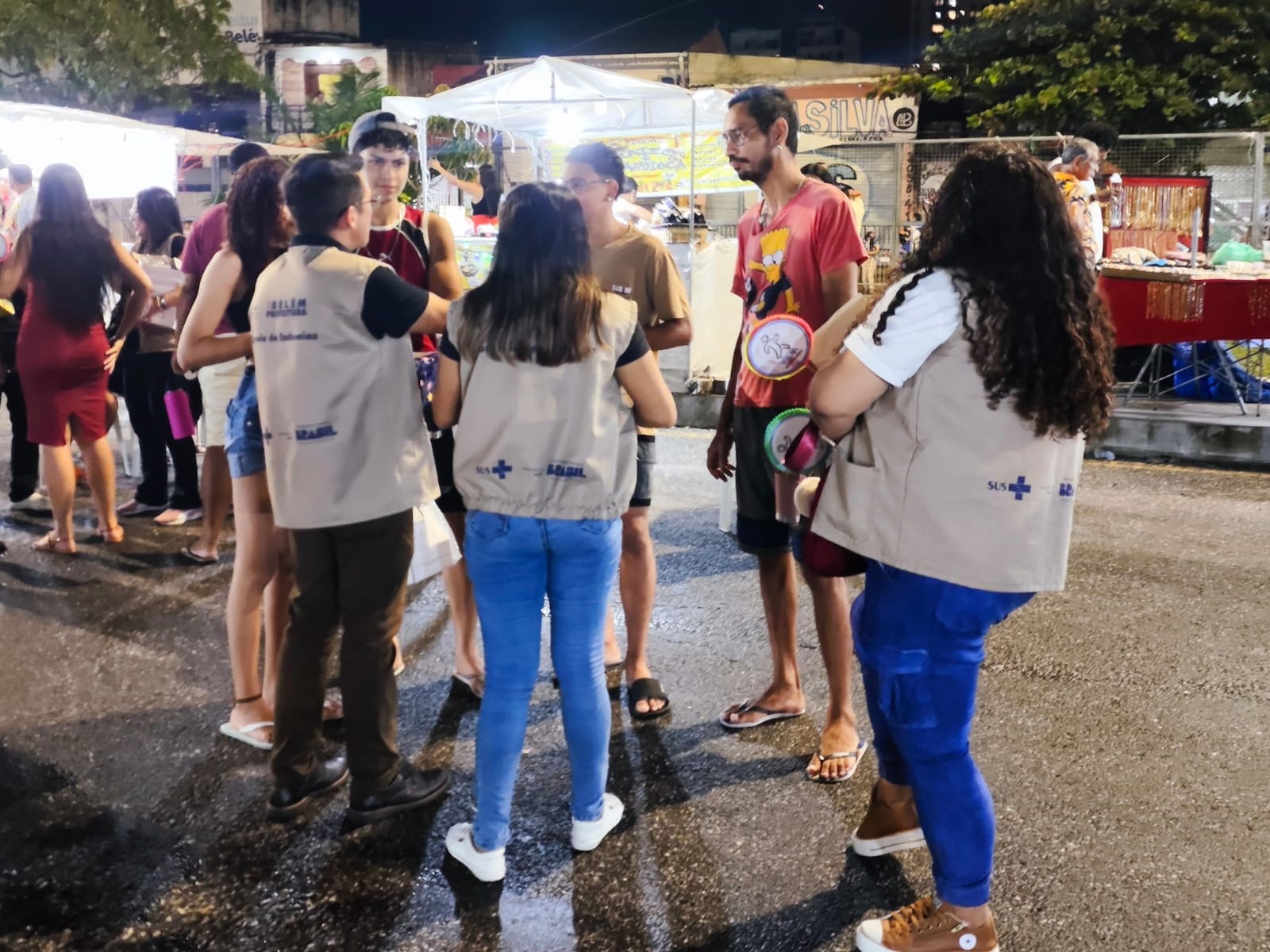 Ações de saúde resguardam a festa dos foliões nos desfiles