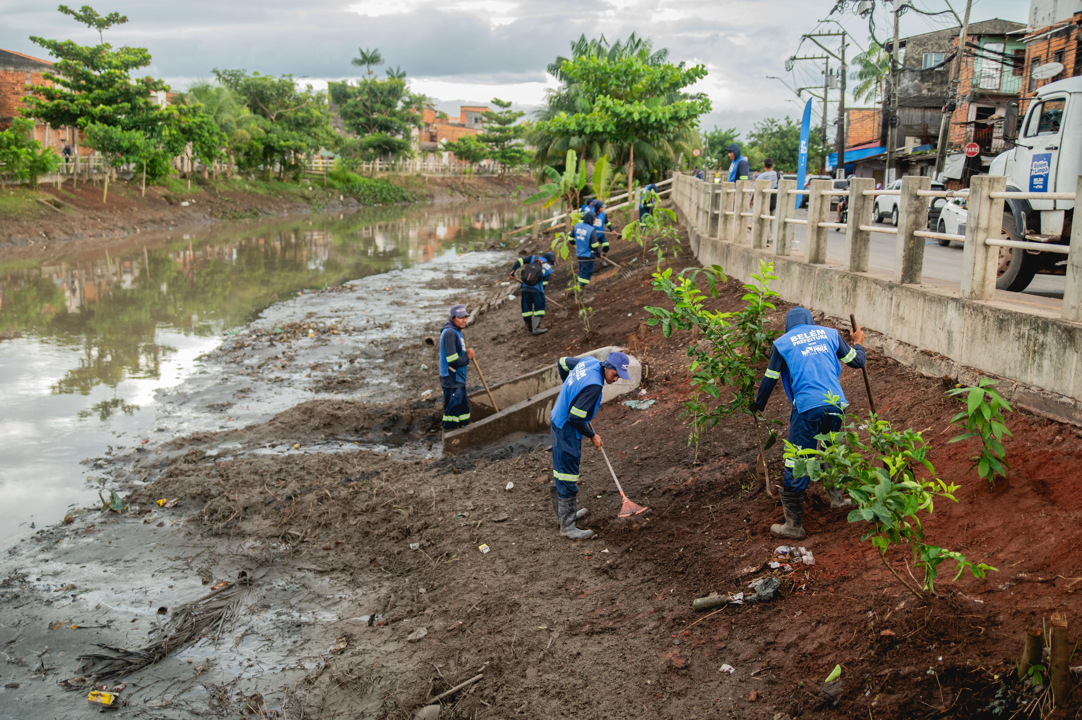 Mais de 80% dos canais de Belém já foram limpos pela Prefeitura