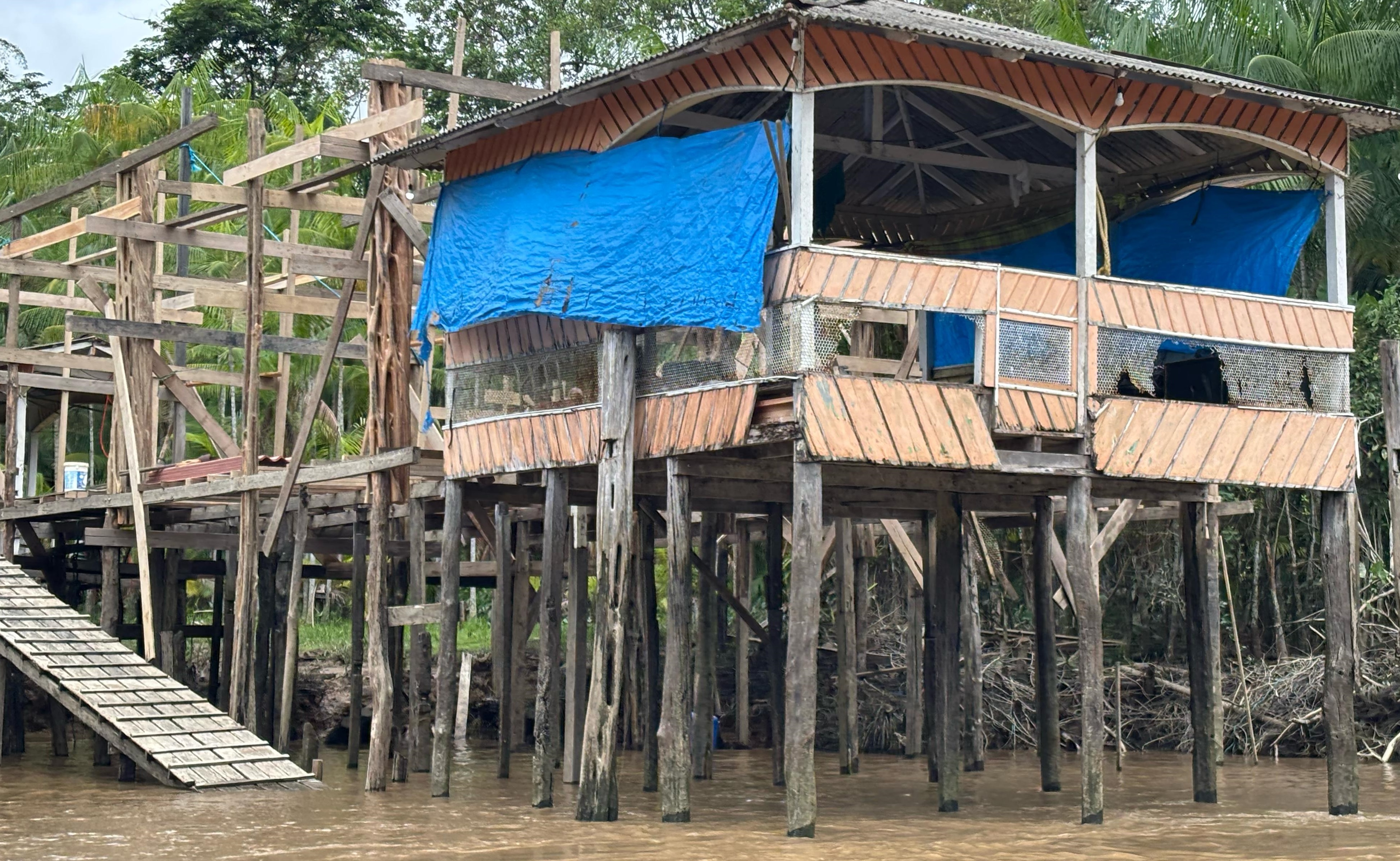 Defesa Civil  vistoria riscos após aumento de erosões na ilha do Combu