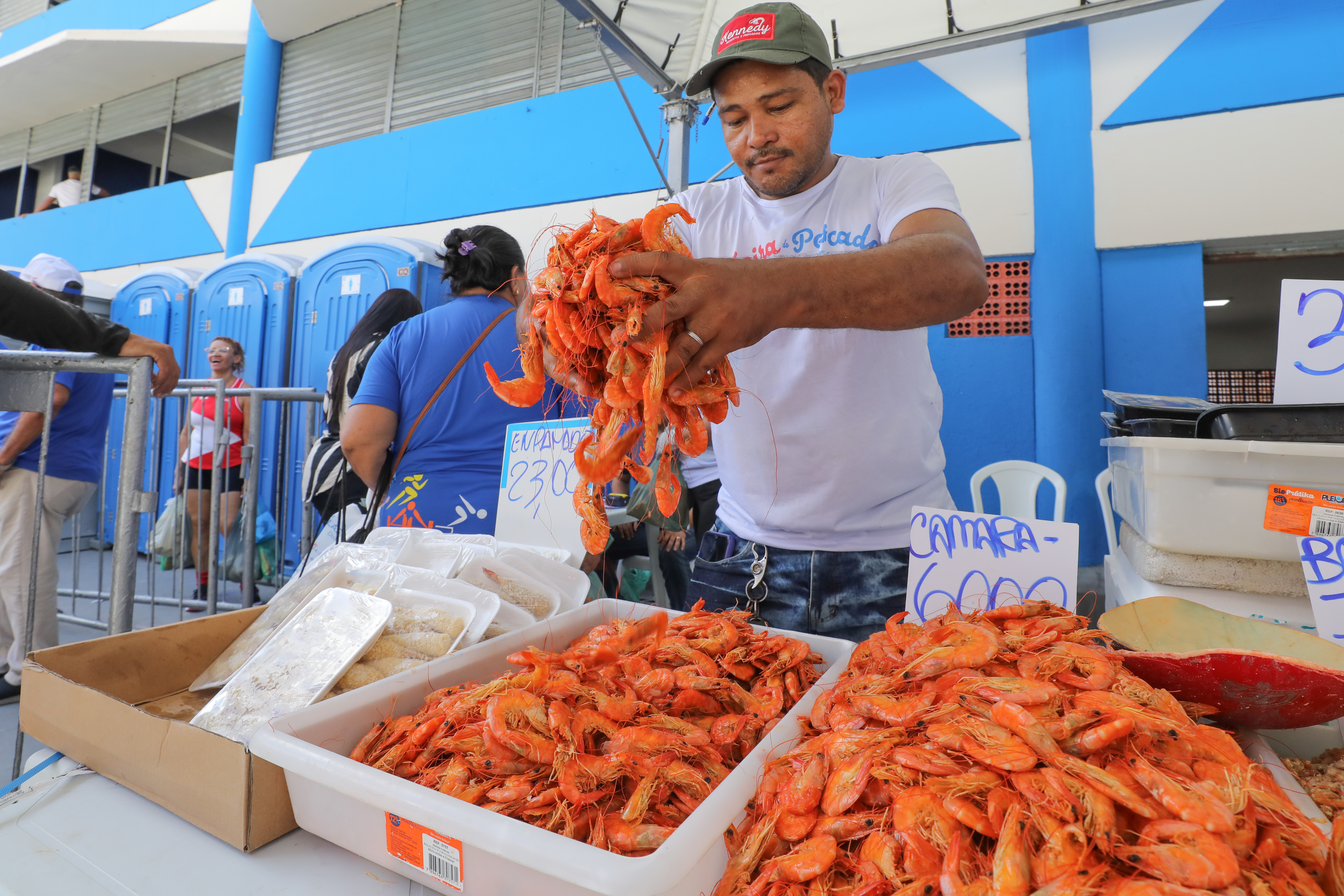 Aldeia Amazônica é um dos pontos da Feira do Pescado em Belém