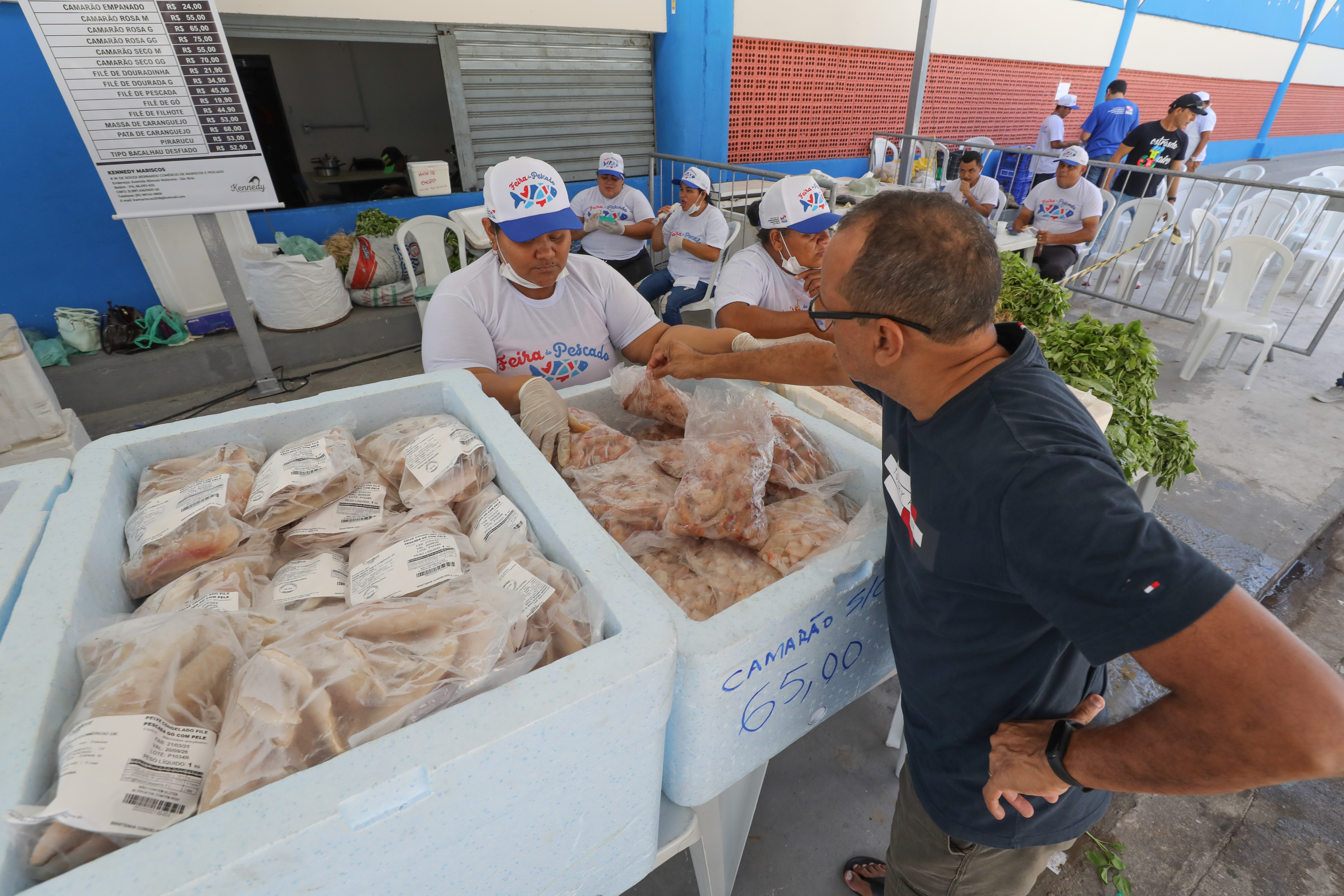Aldeia Amazônica é um dos pontos da Feira do Pescado em Belém