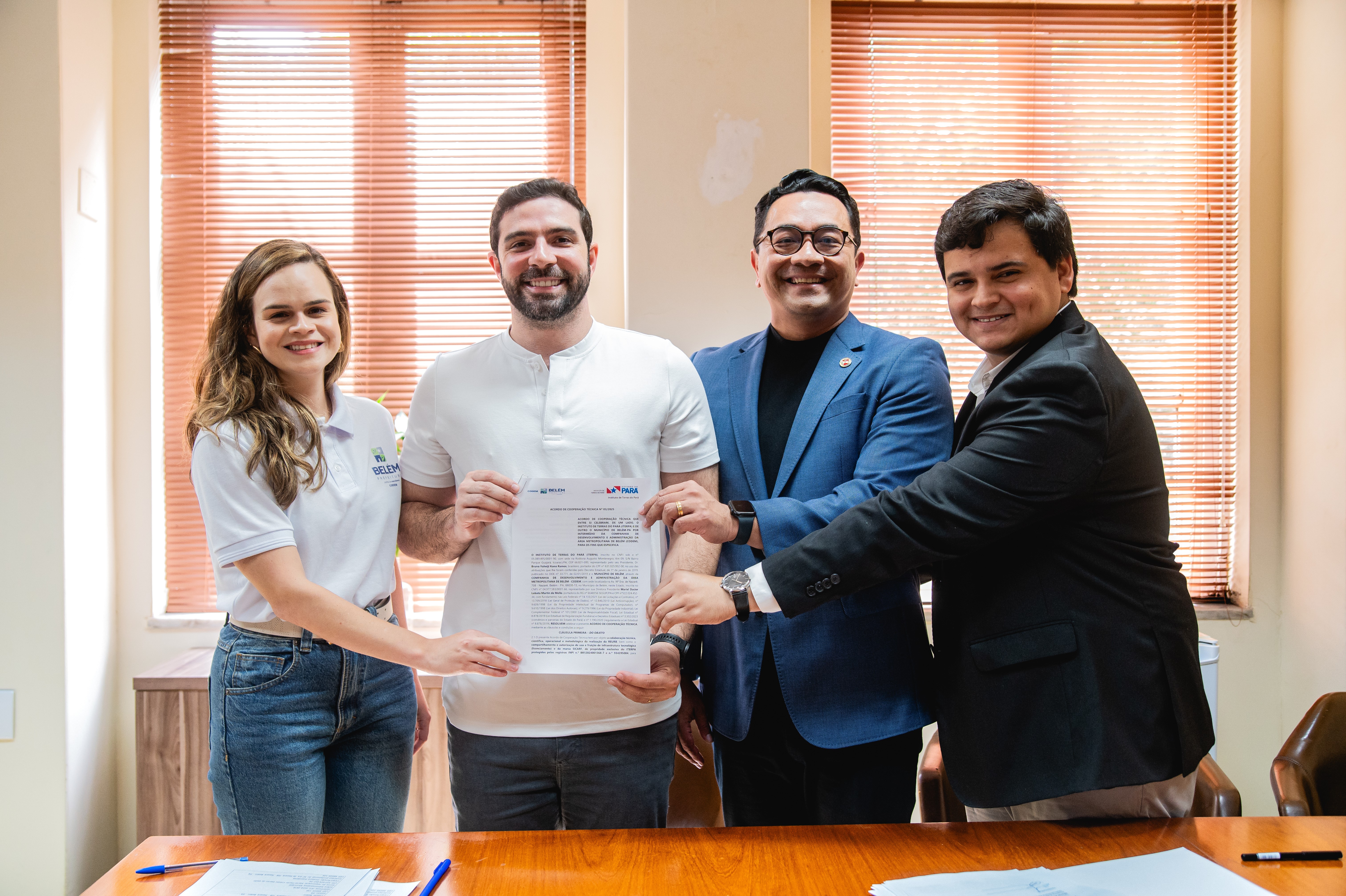 Codem e Iterpa firmam acordo para regularização fundiária em Belém