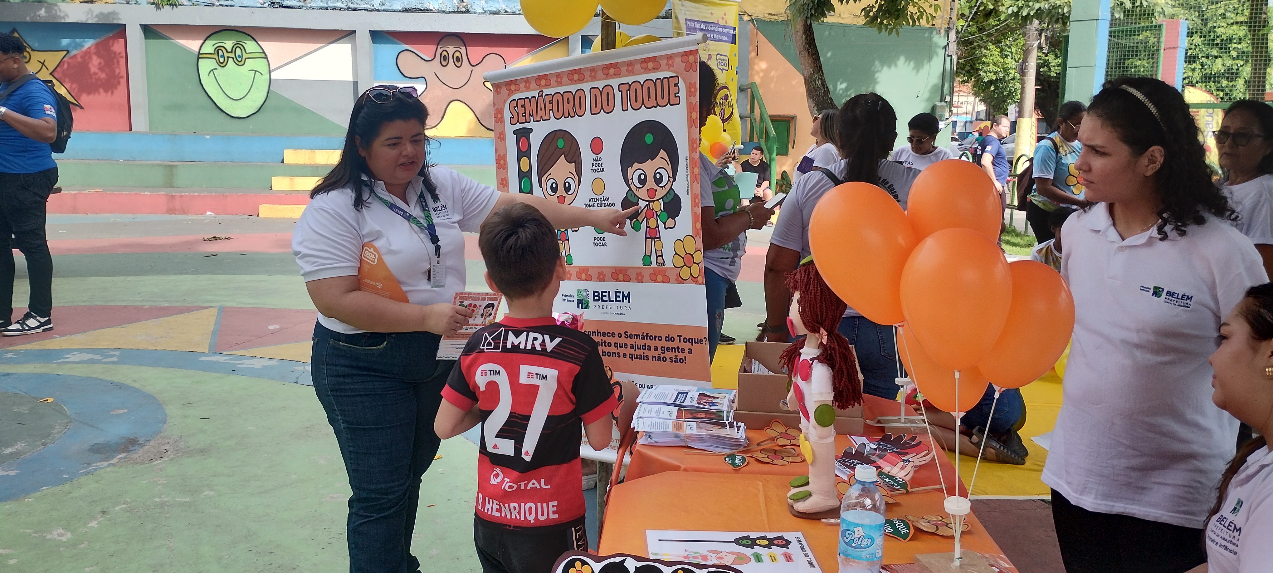 Ação integrada no Guamá conscientiza sobre violência sexual infantil