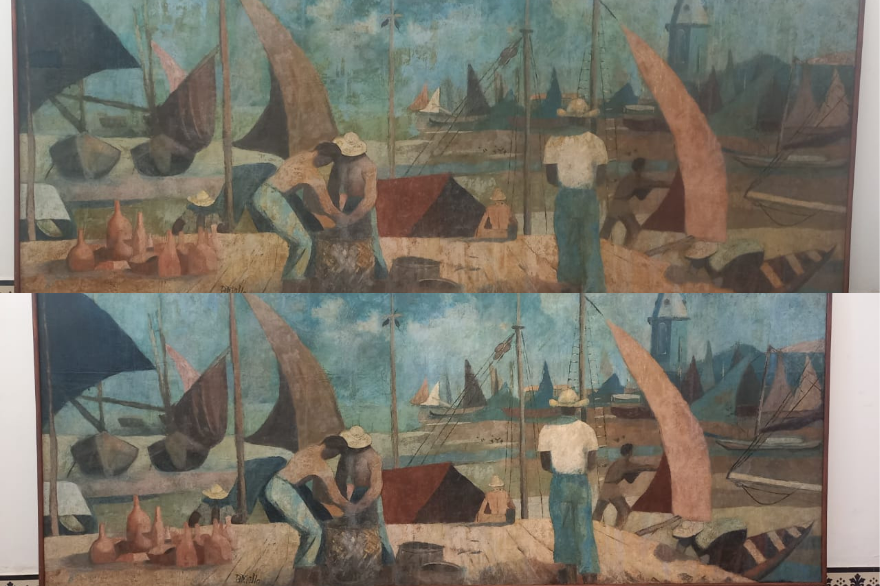 Museu de Arte de Belém restaura e expõe obra "Ver-o-Peso III"