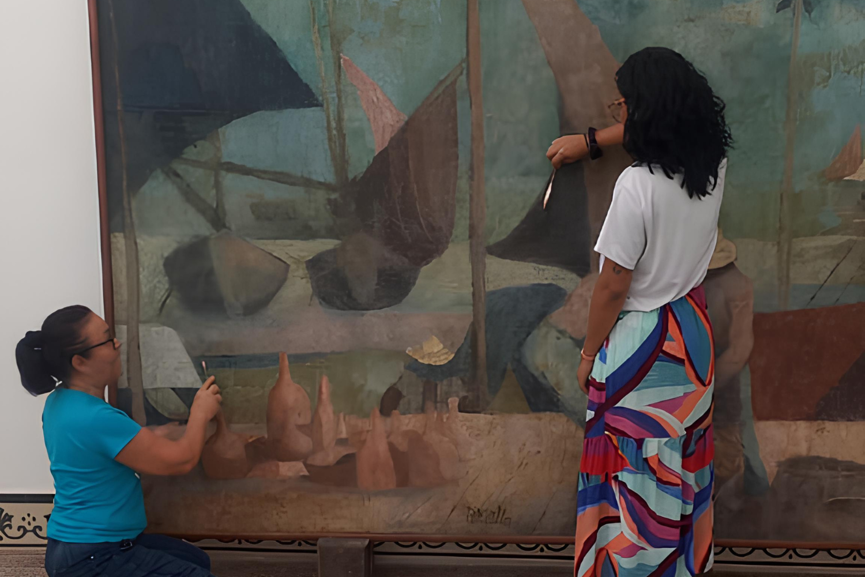 Museu de Arte de Belém restaura e expõe obra "Ver-o-Peso III"