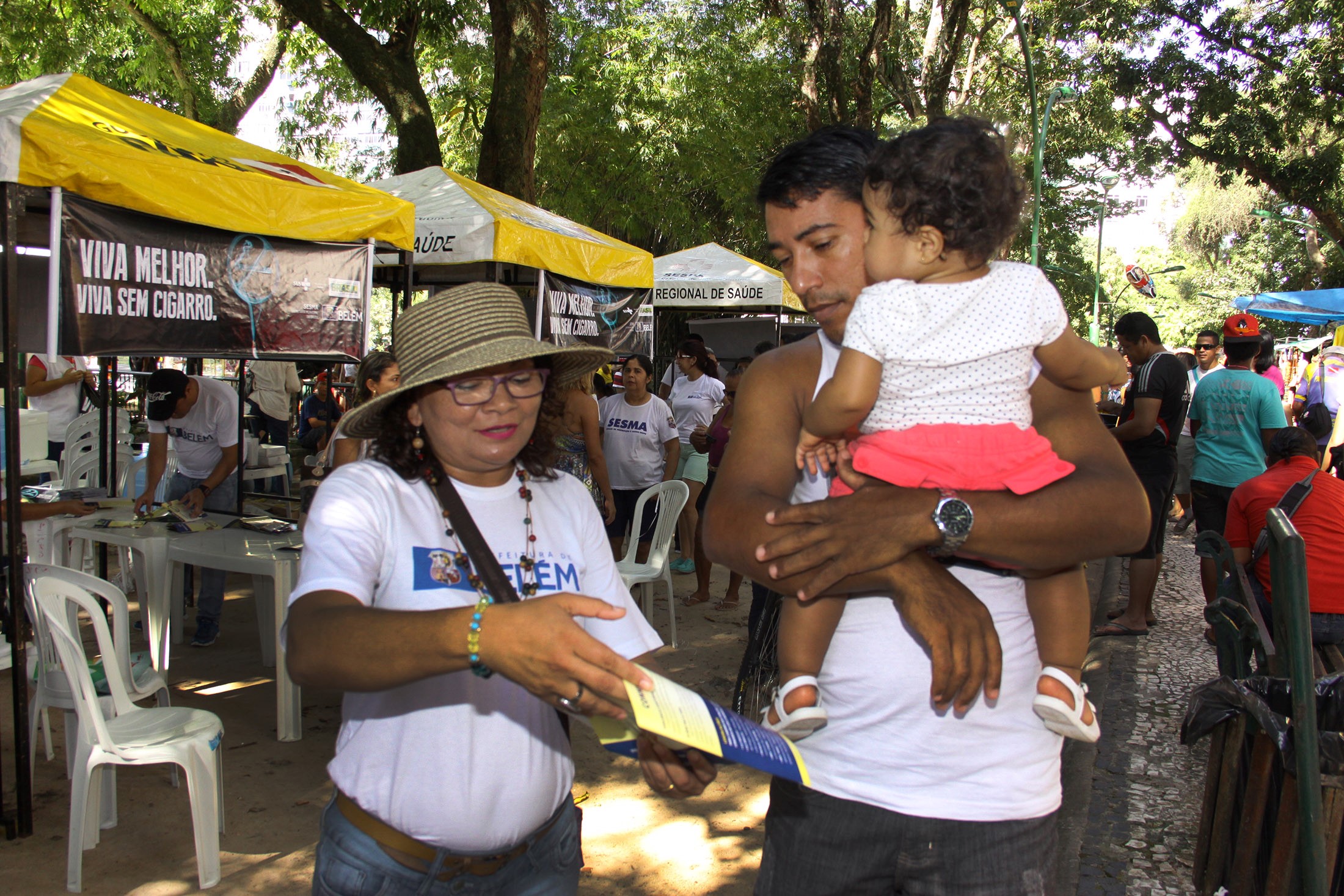Ações educativas da Sesma incentivam combate ao Tabagismo em Belém
