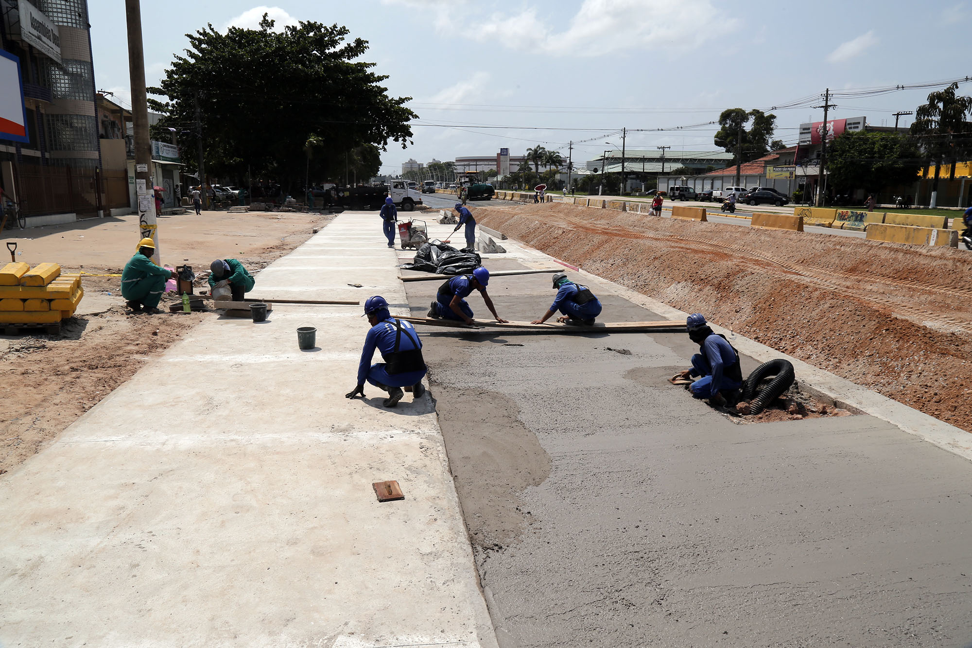 Obras do BRT Augusto Montenegro avançam rumo ao Tapanã