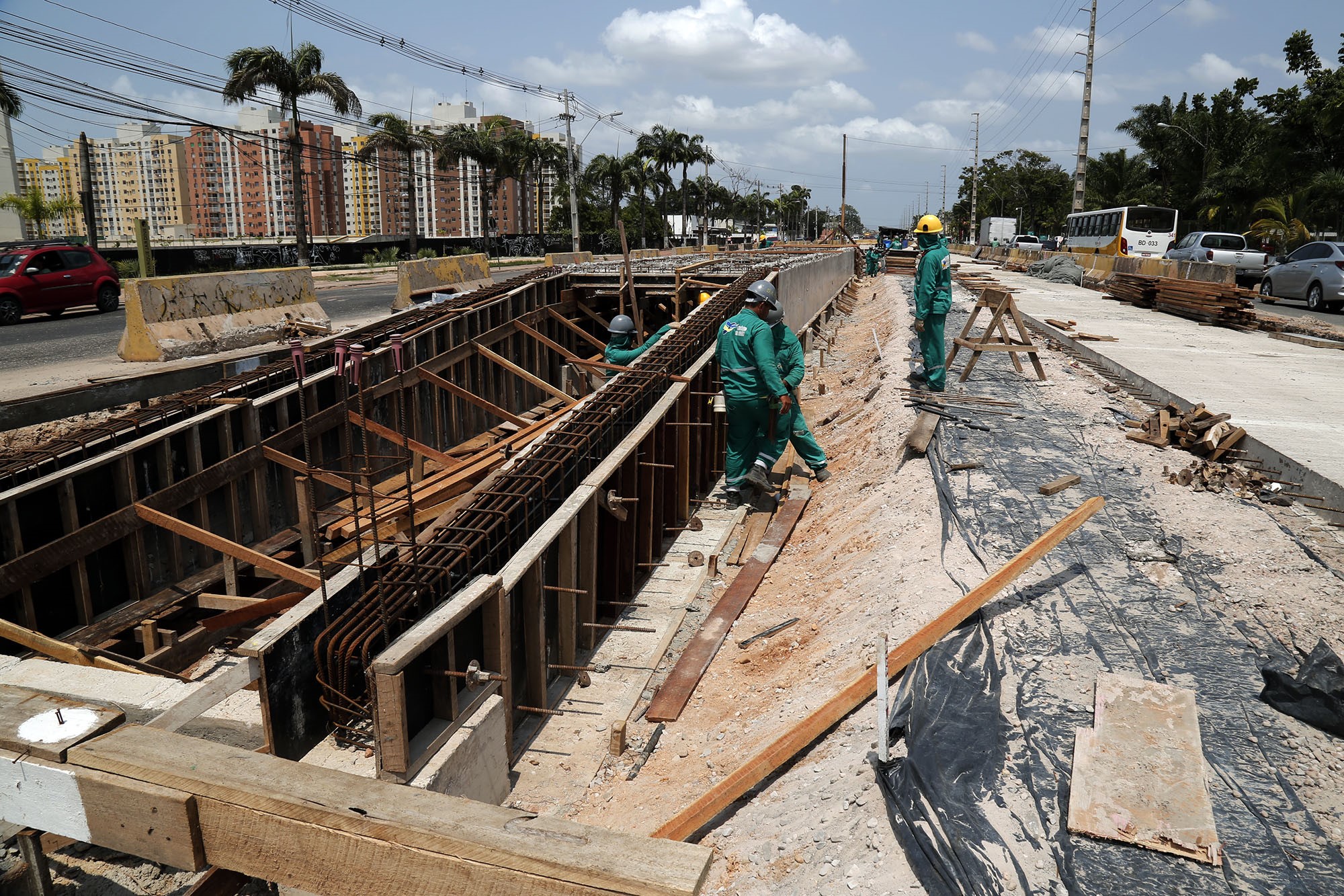 Obras do BRT Augusto Montenegro avançam rumo ao Tapanã
