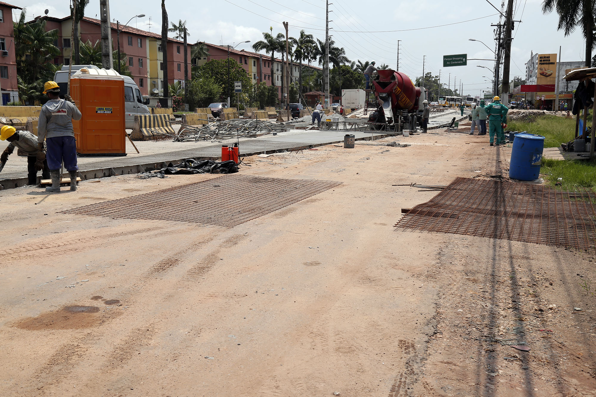 Obras do BRT Augusto Montenegro avançam rumo ao Tapanã