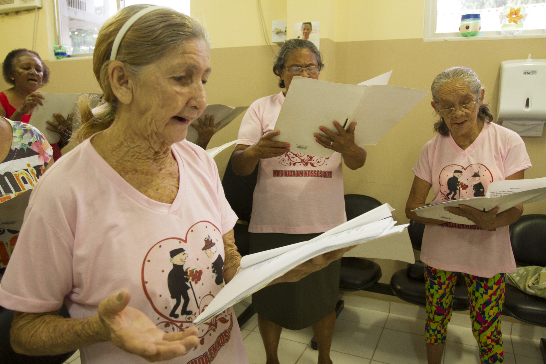 Coral de Idosas da Providência se prepara para o Natal 