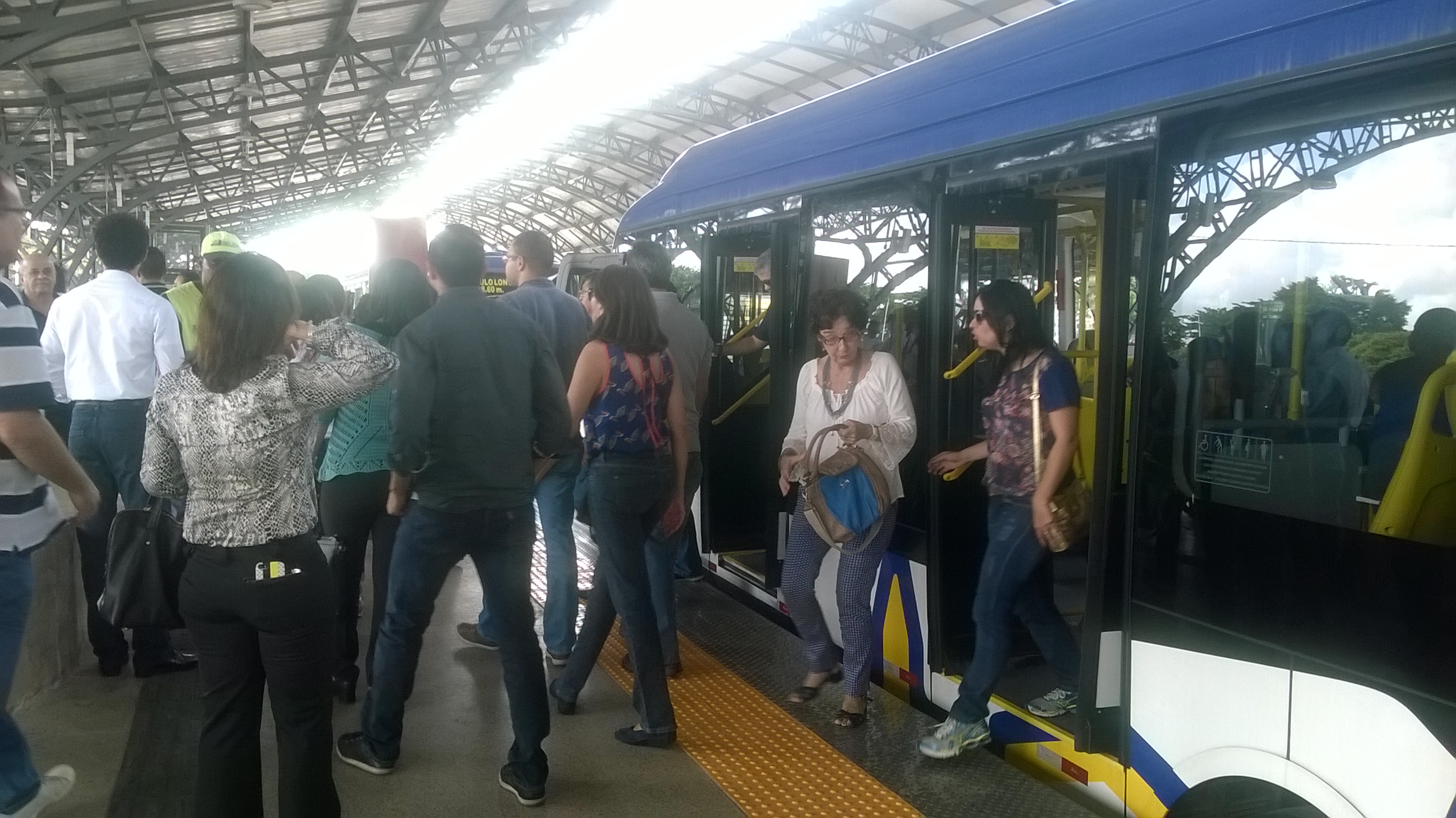 Representantes da Caixa Econômica visitam o sistema BRT Belém