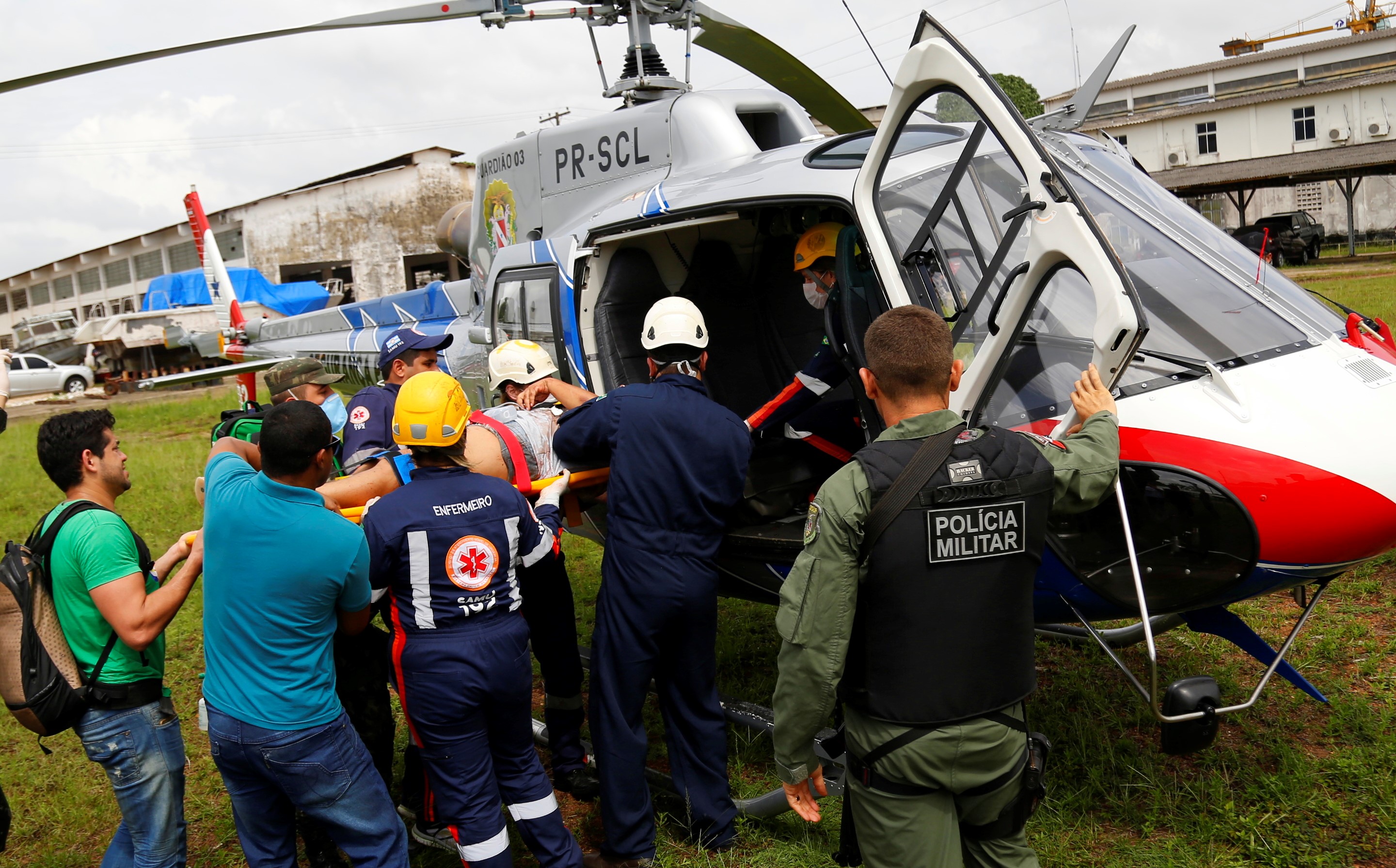 Samu 192 treina atendimento de acidentes com várias vítimas