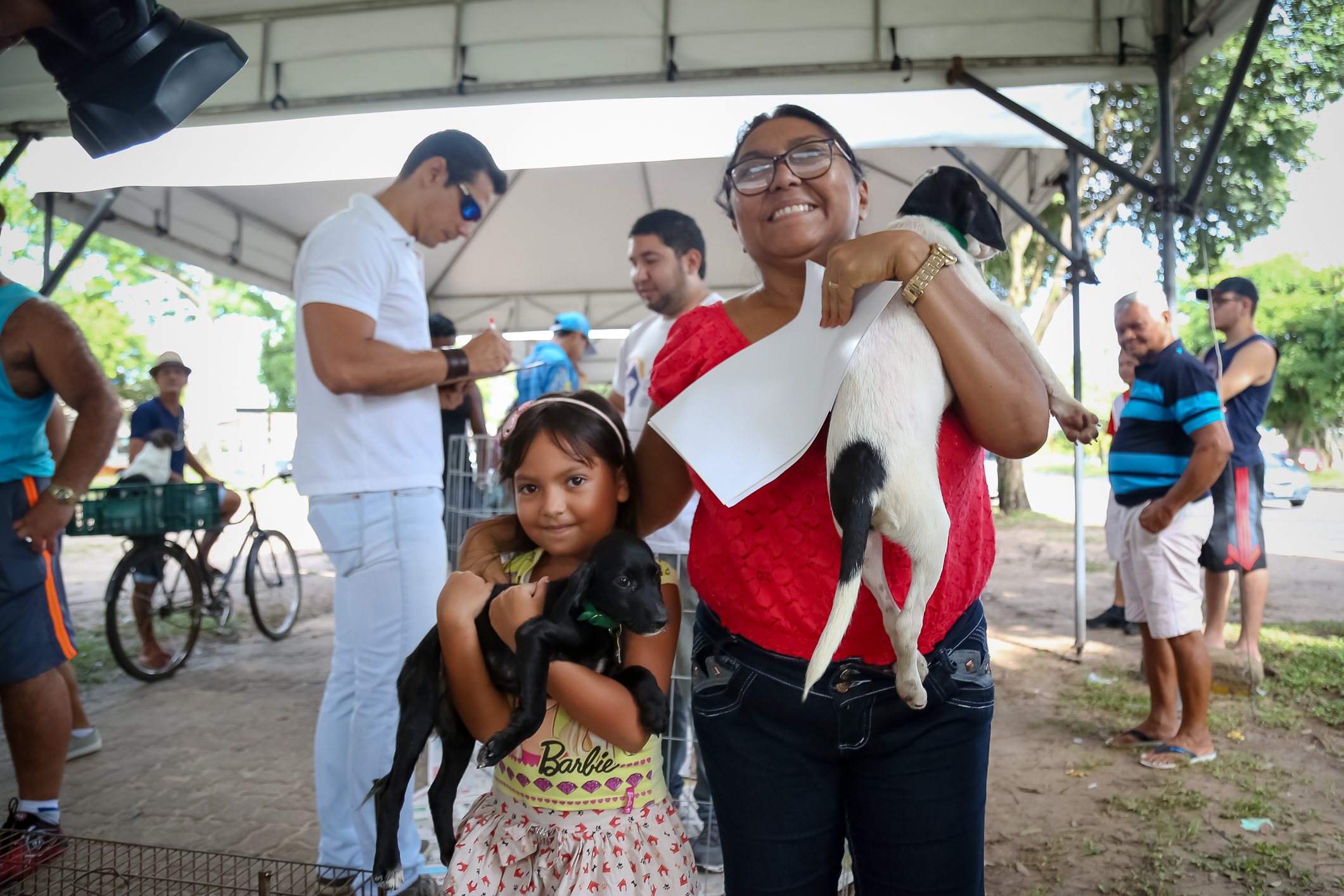 Feira de adoção proporciona novo lar para 30 animais