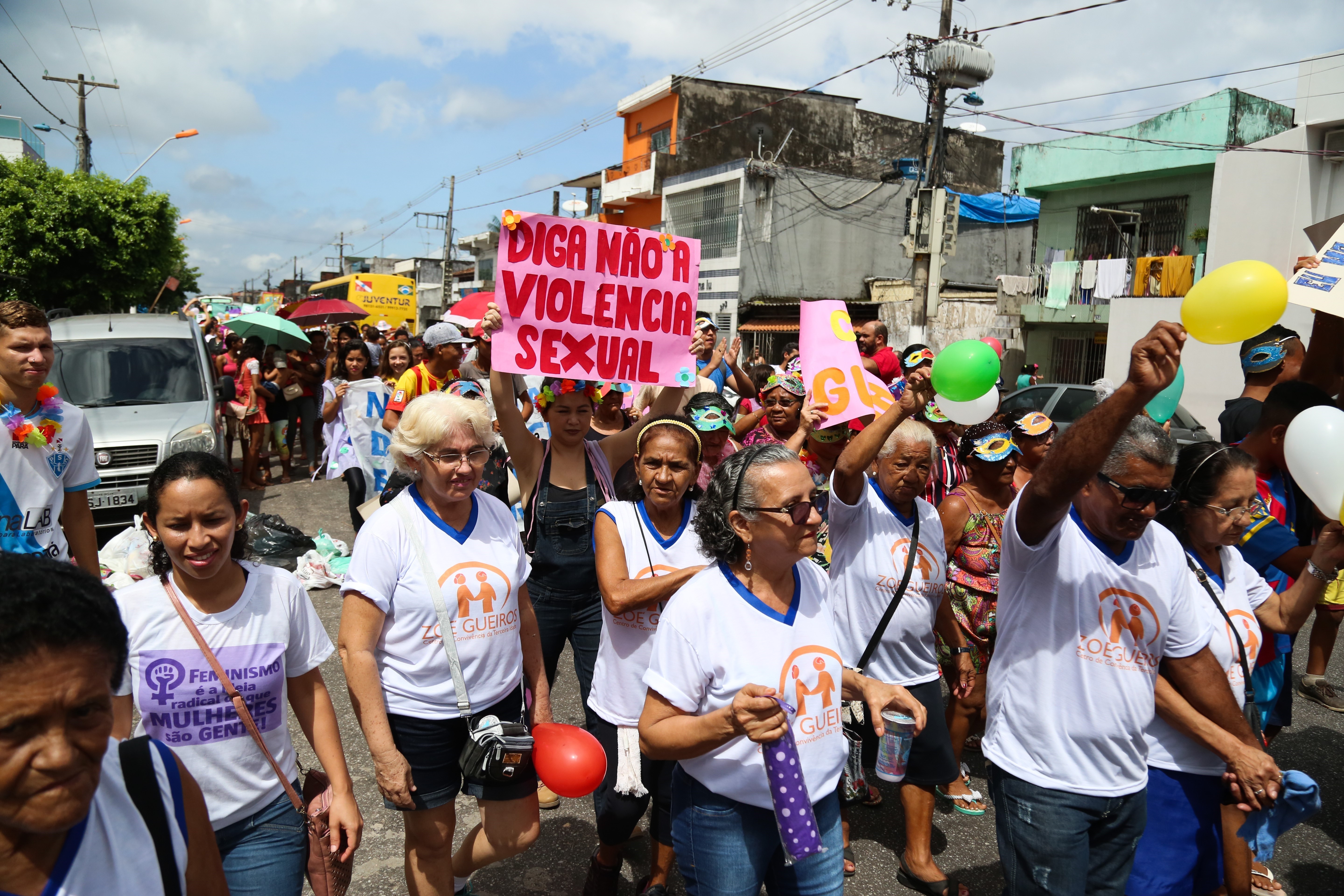 Famílias assistidas pela Funpapa fazem arrastão contra a violência 