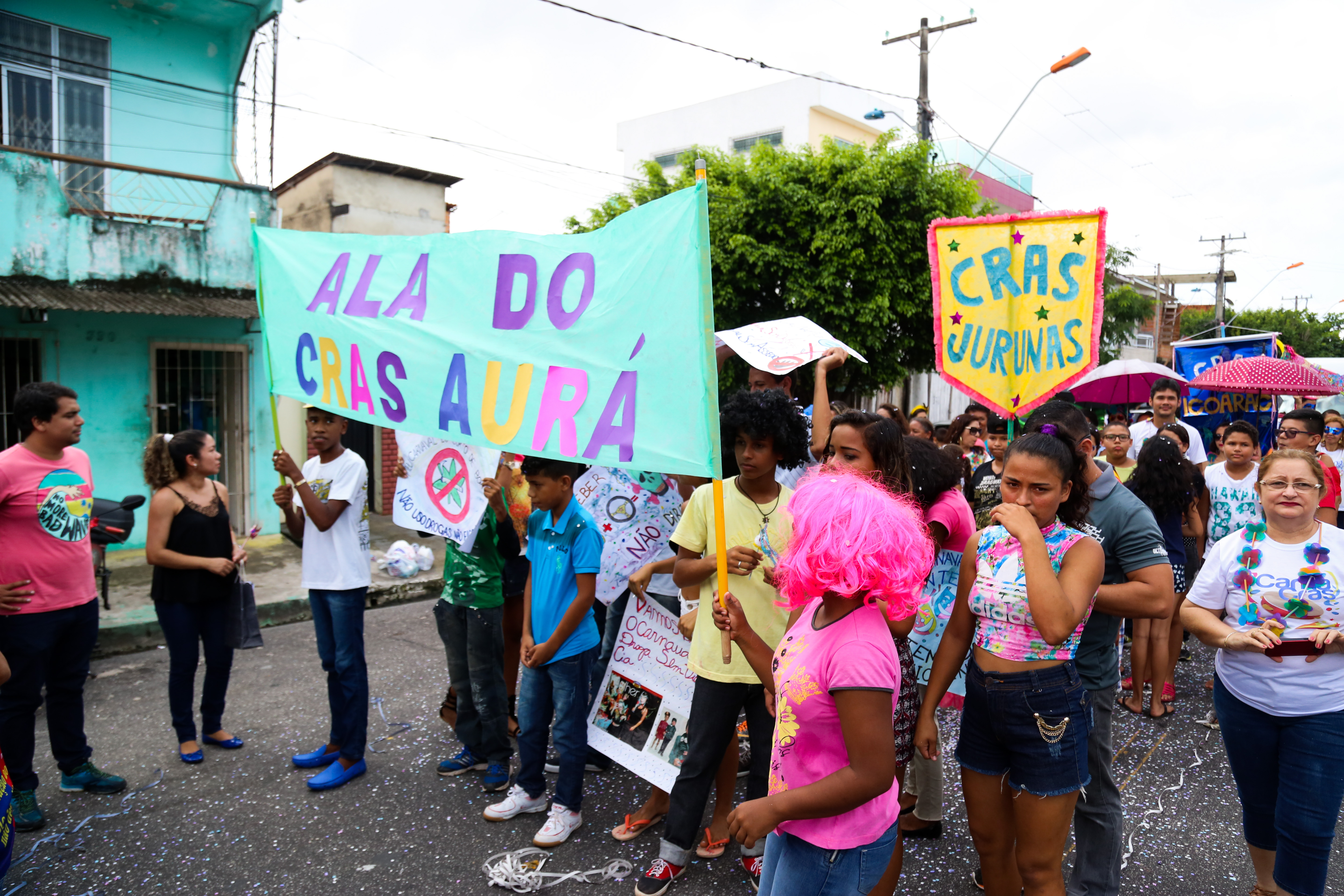 Famílias assistidas pela Funpapa fazem arrastão contra a violência 