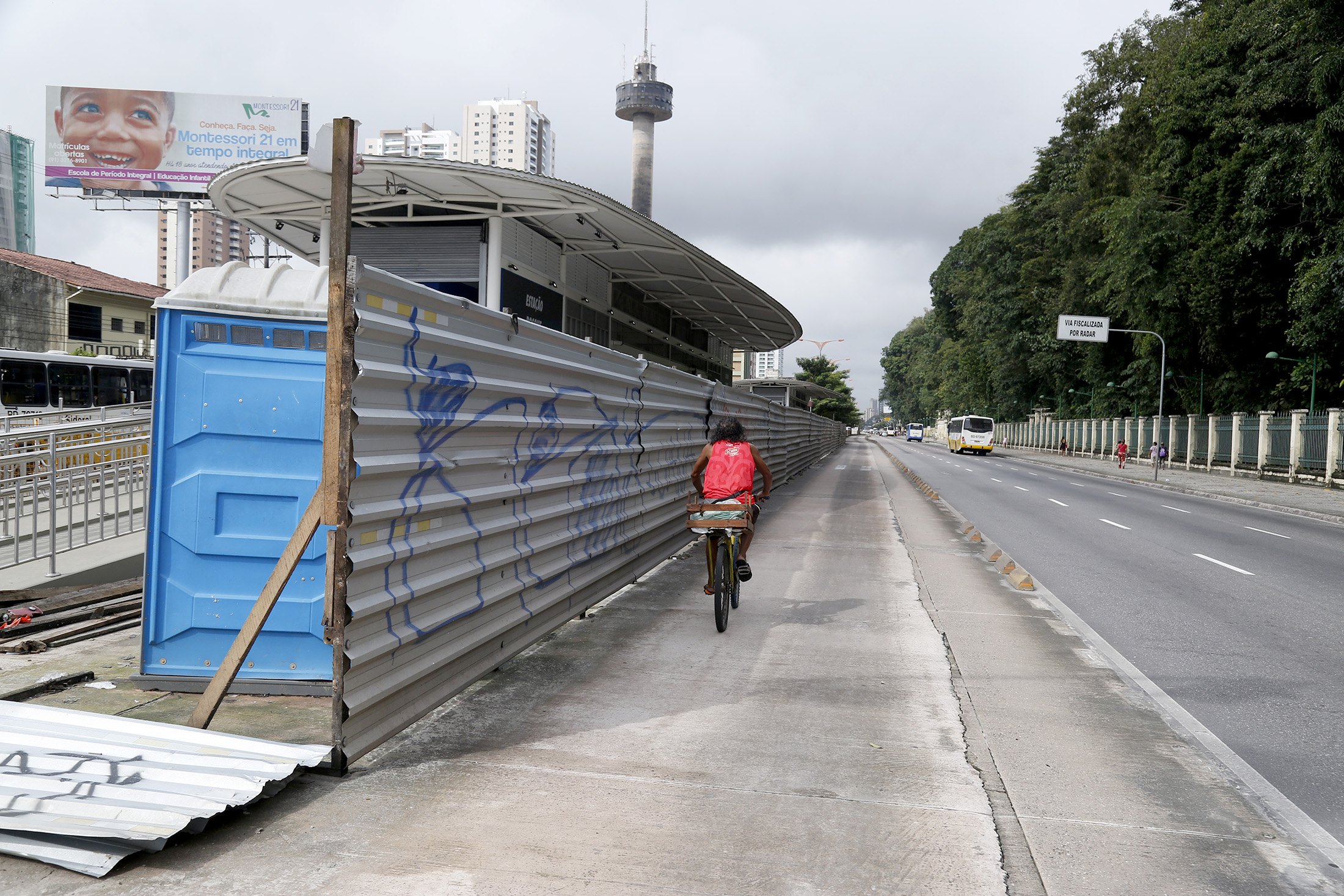 Conclusão das obras das estações do BRT libera ciclovia da Almirante Barroso