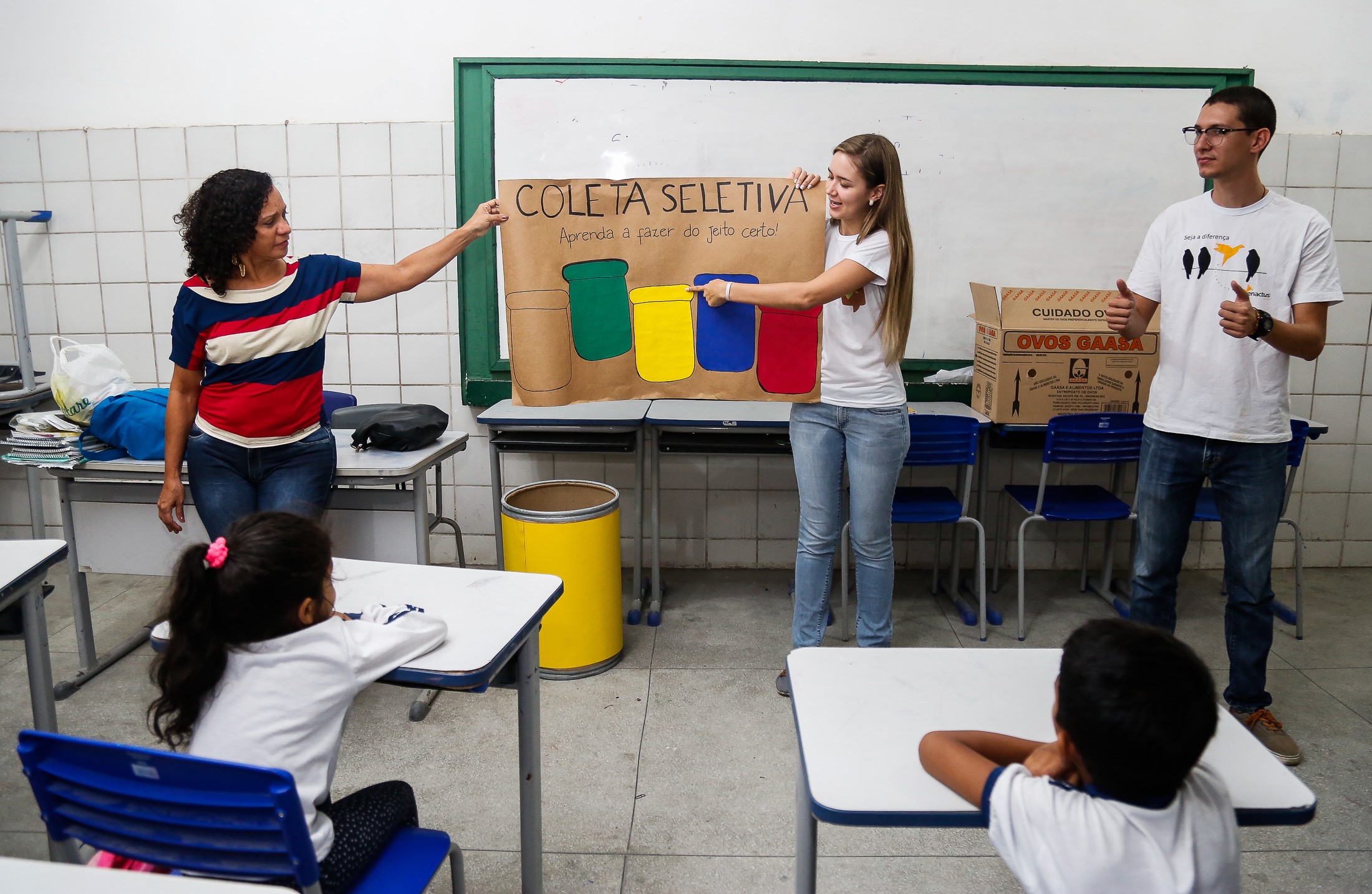 Projeto de educação ambiental mobiliza estudantes no bairro do Guamá