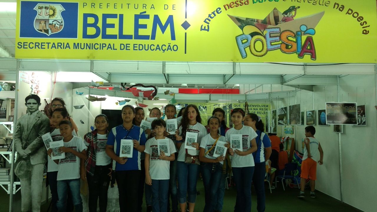 Alunos de Icoaraci lançam livro de poesias na Feira Pan-Amazônica do Livro