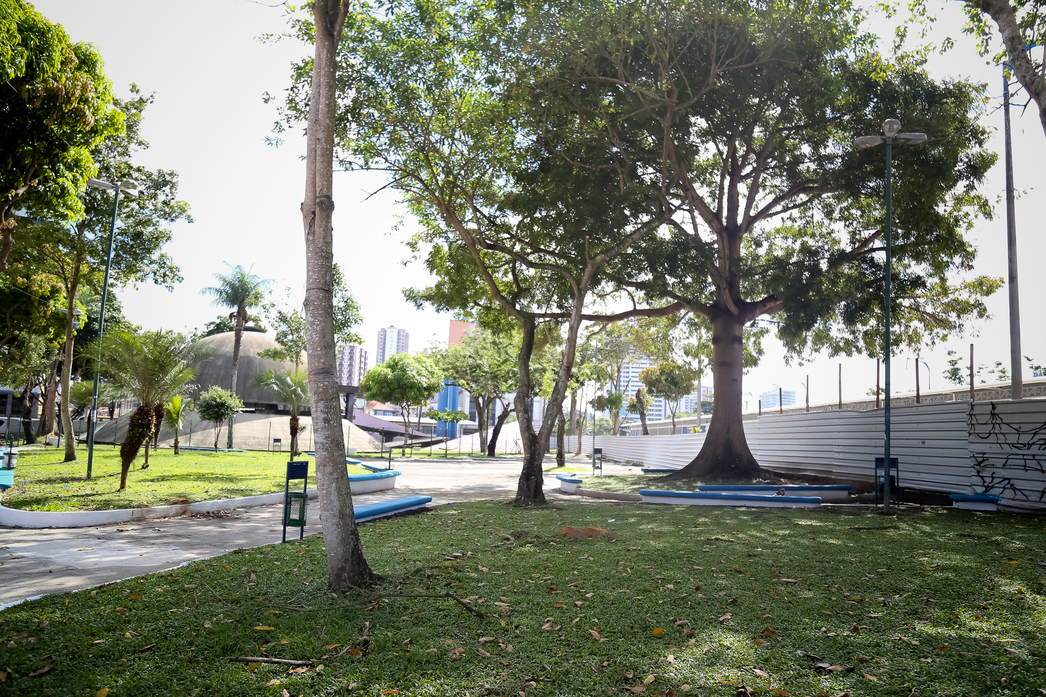 Praça da Leitura passa por revitalização após o fim das obras na Estação São Brás