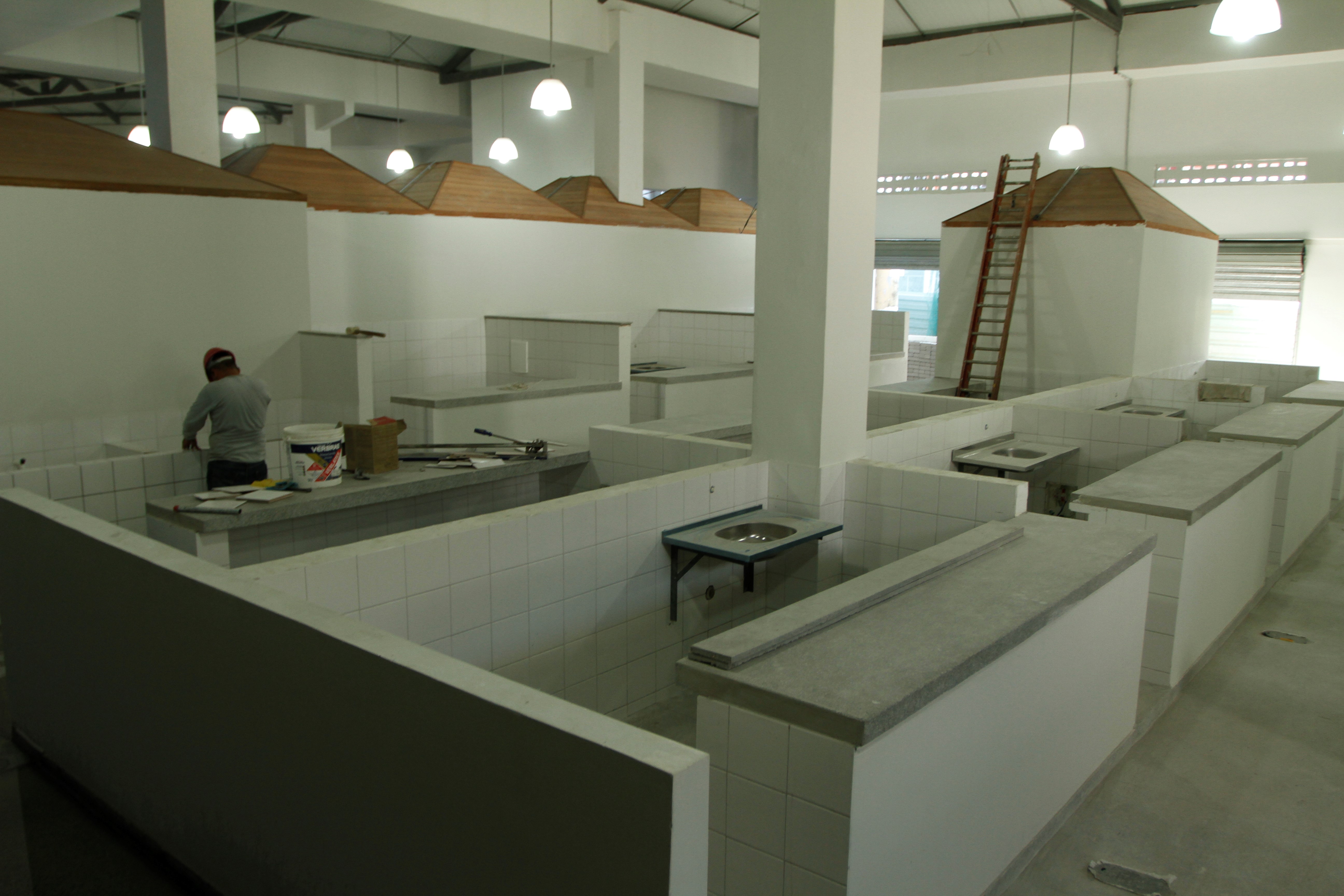 Novo Mercado de Santa Luzia entra na reta final das obras