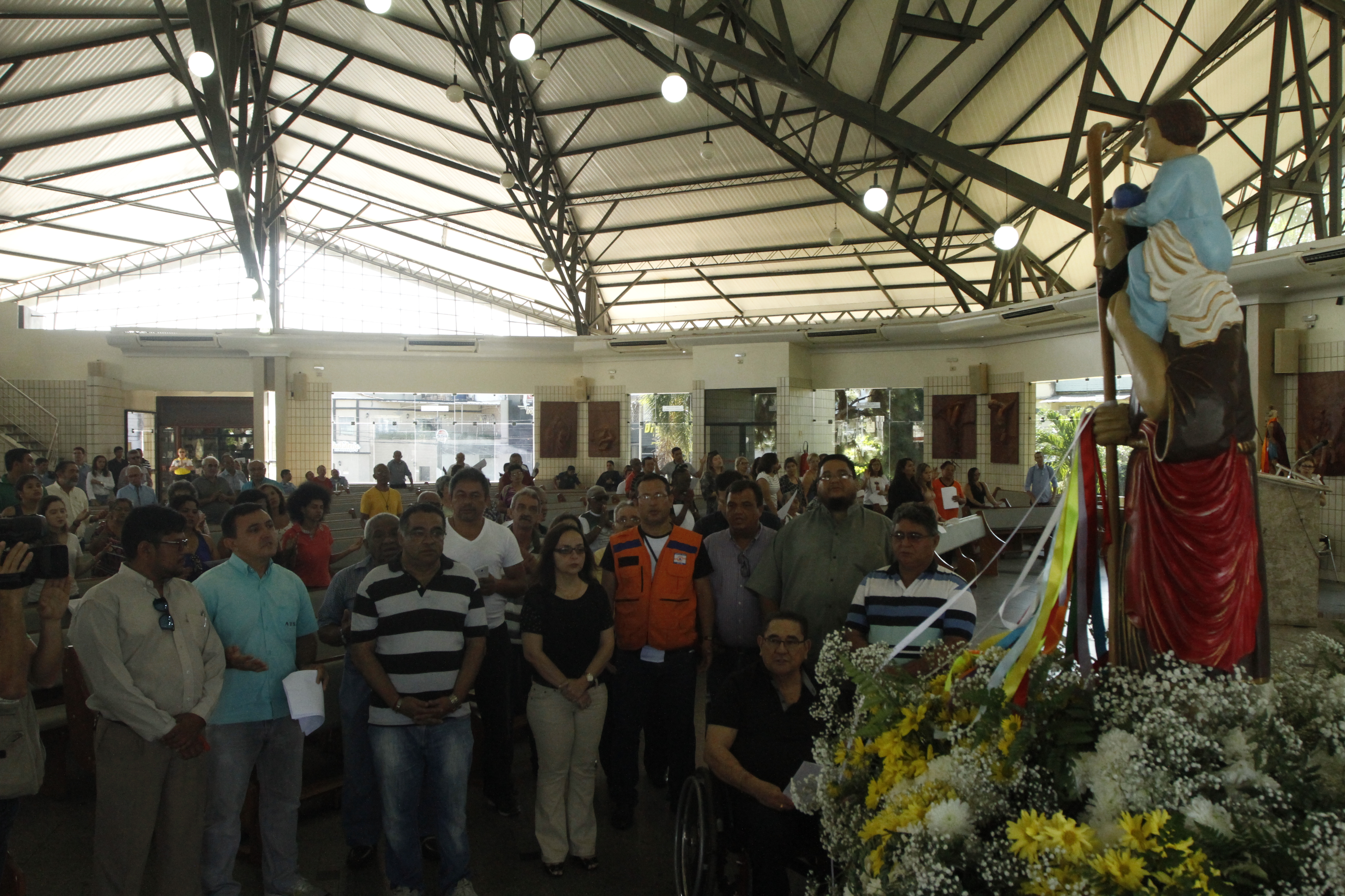 Ação educativa marca missa e carreata em homenagem ao padroeiro dos motoristas