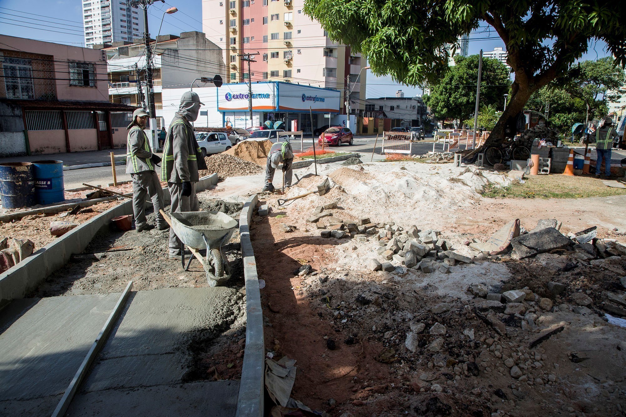 Obras em andamento irão melhorar o trânsito de Belém