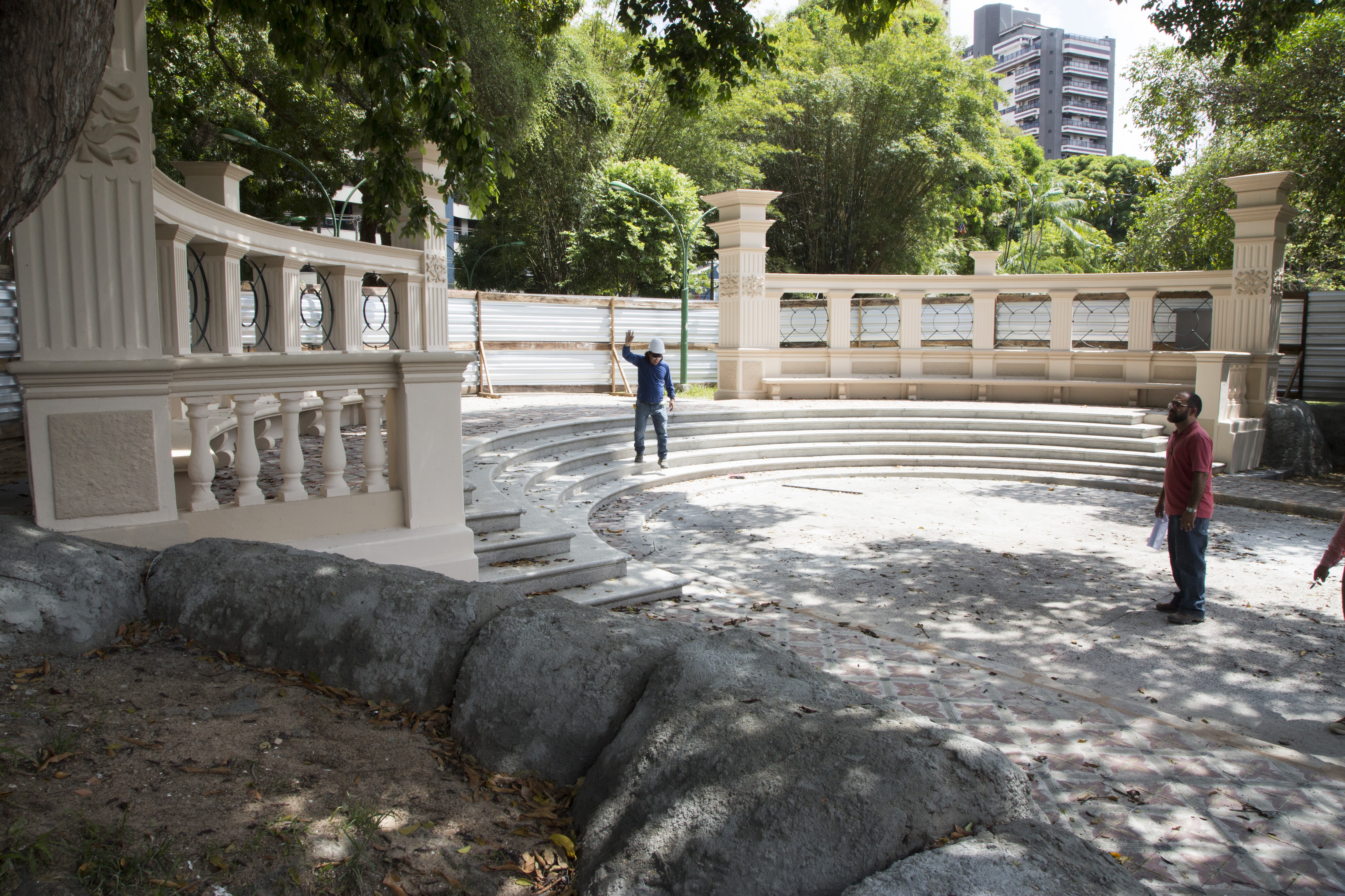 Restauração de monumentos resgata o valor histórico da Praça da República
