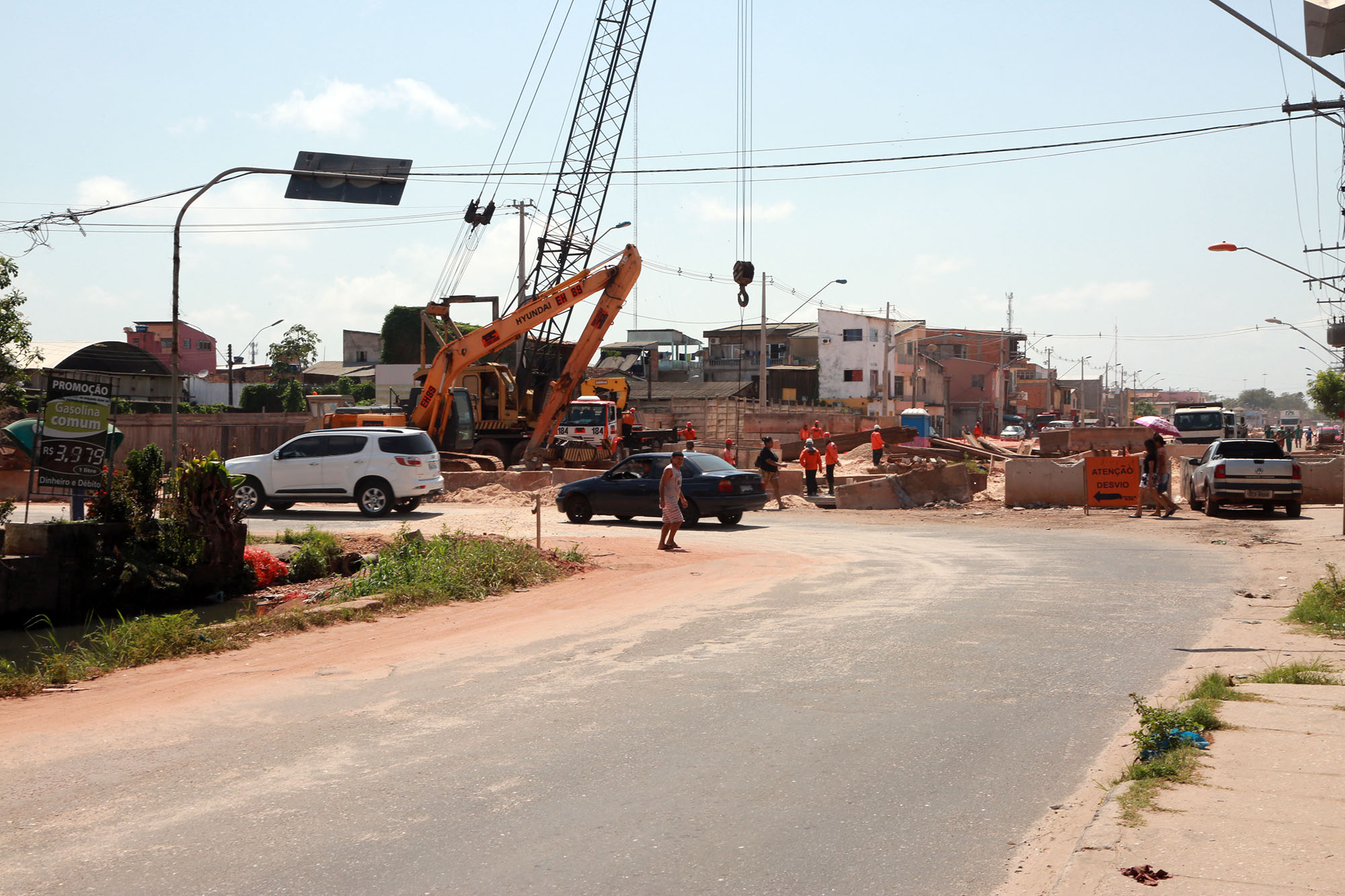 Trecho da Bernardo Sayão próximo à José Bonifácio será interditado para avanço das obras