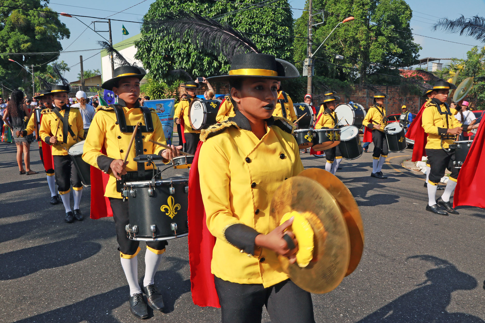 Desfile escolar em Icoaraci antecipa comemorações do dia 7 de setembro
