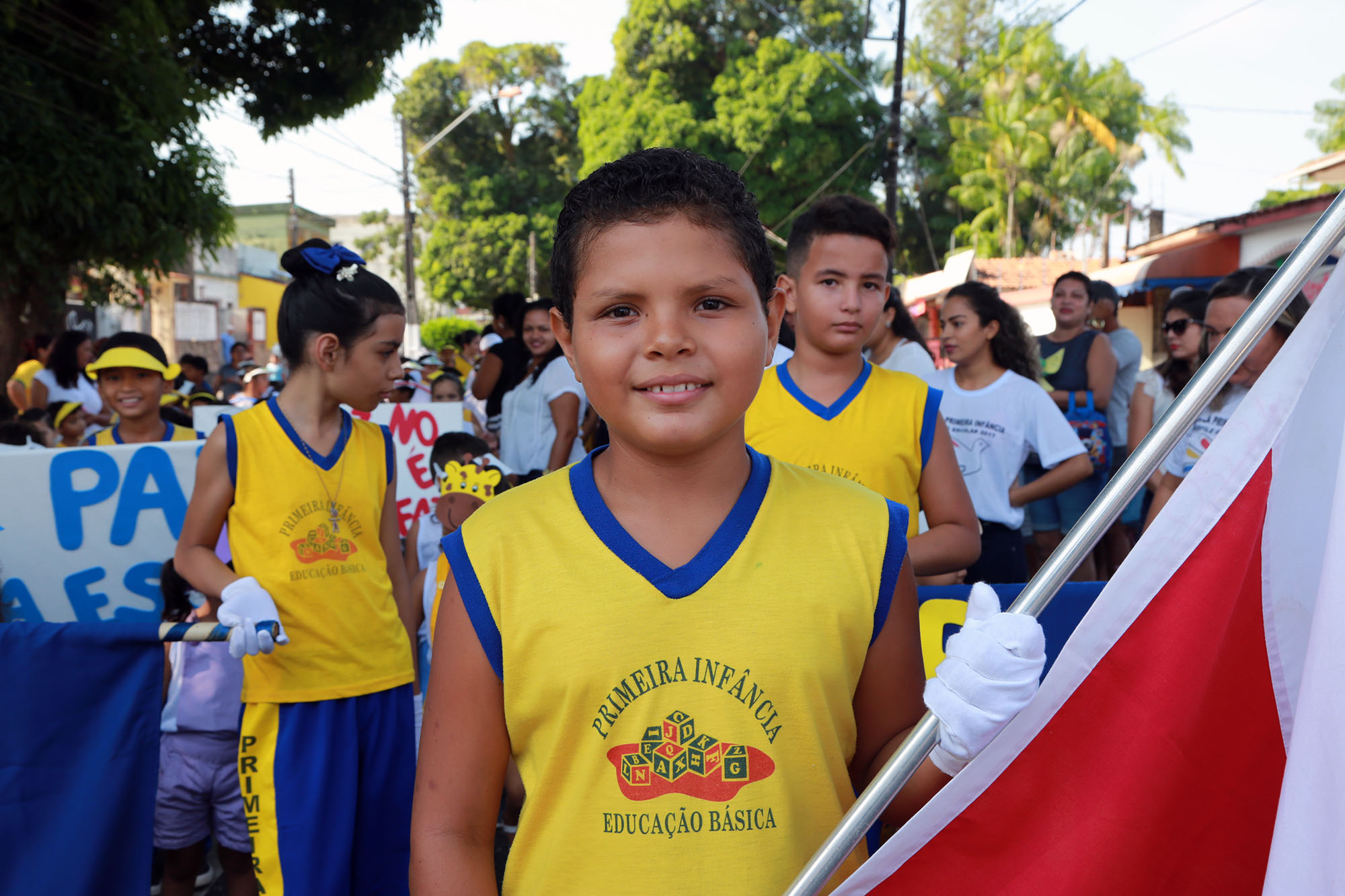 Desfile escolar em Icoaraci antecipa comemorações do dia 7 de setembro