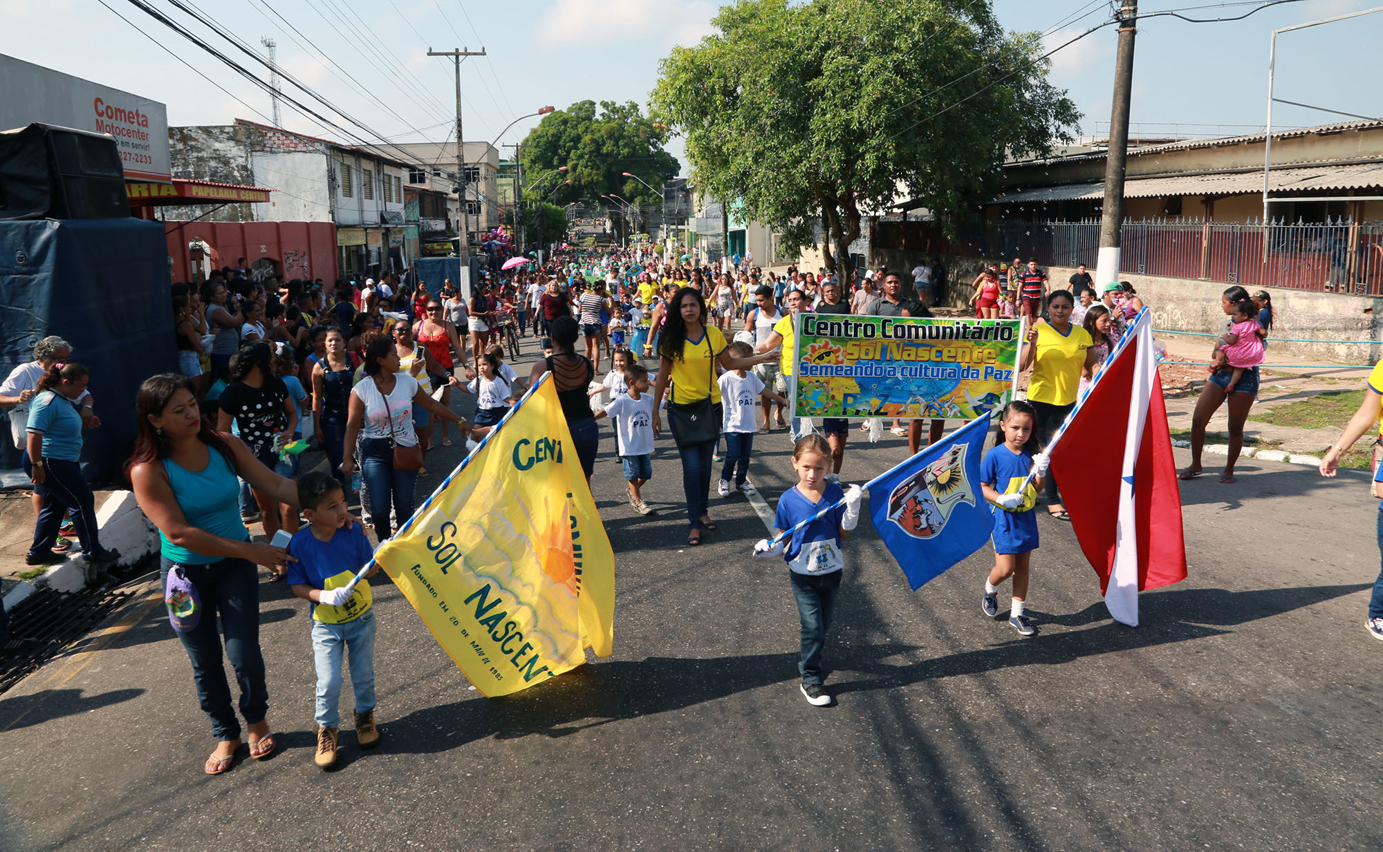 Desfile escolar em Icoaraci antecipa comemorações do dia 7 de setembro