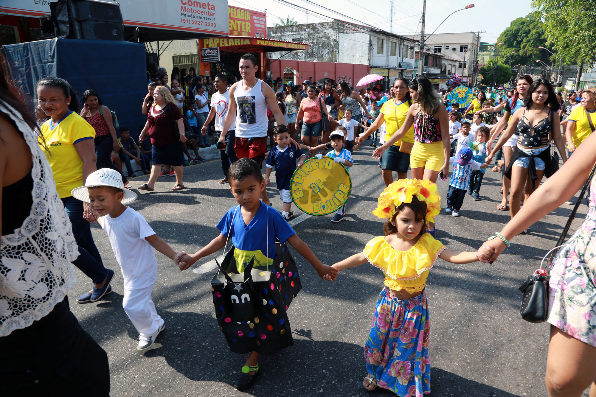 Desfile escolar em Icoaraci antecipa comemorações do dia 7 de setembro
