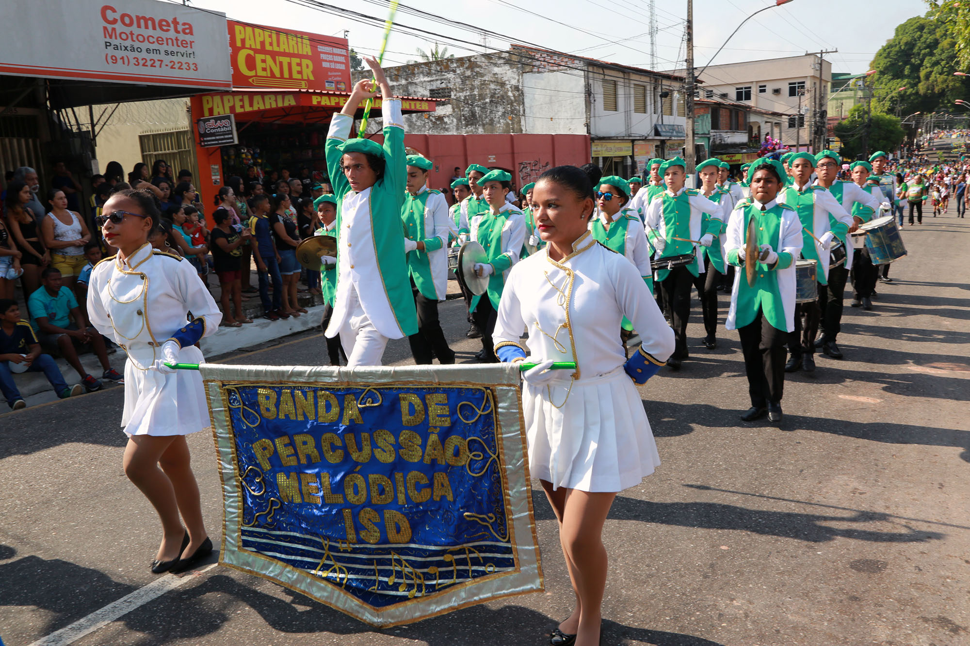 Desfile escolar em Icoaraci antecipa comemorações do dia 7 de setembro