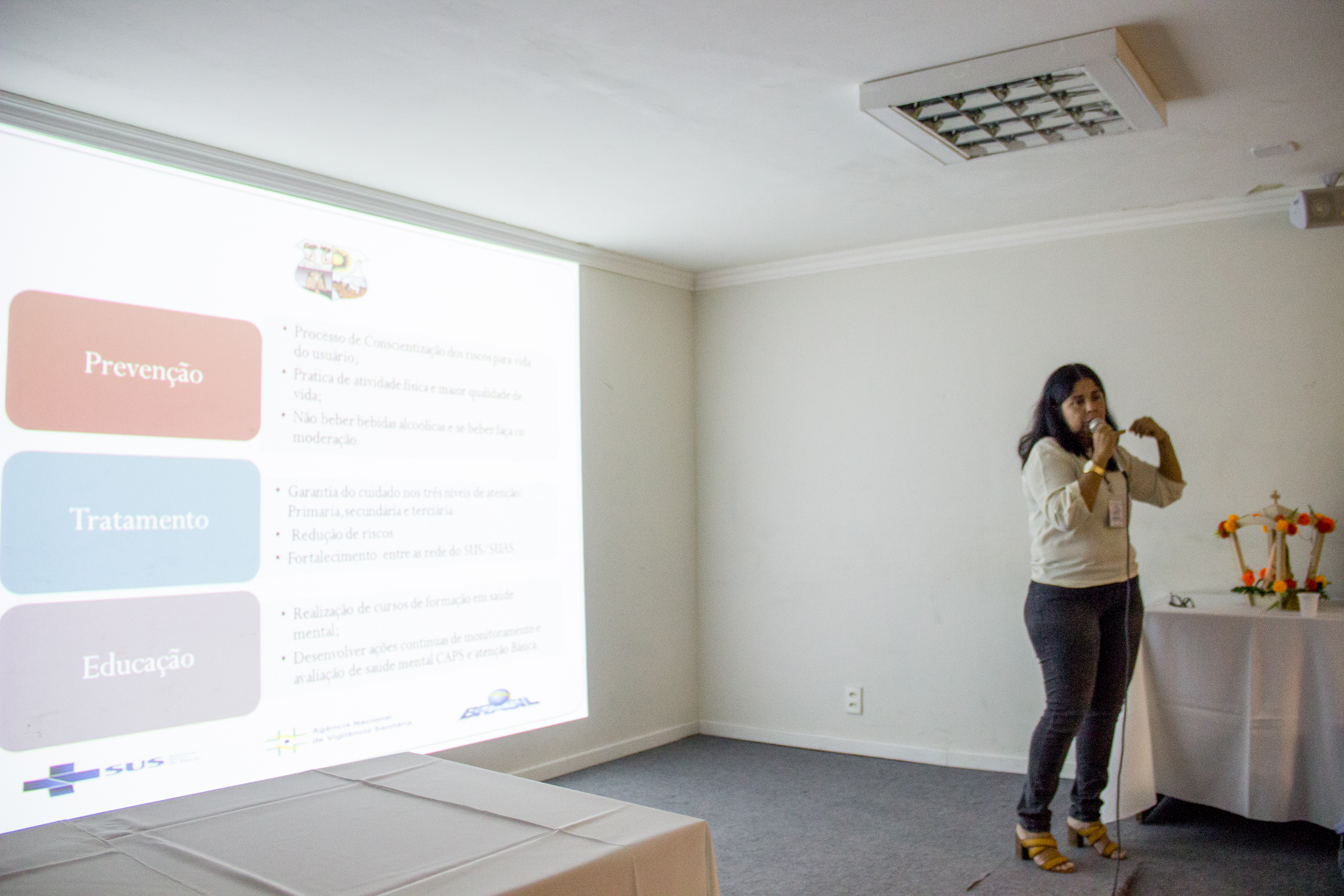 Servidores da Sesan participam de palestras sobre cuidados com a saúde