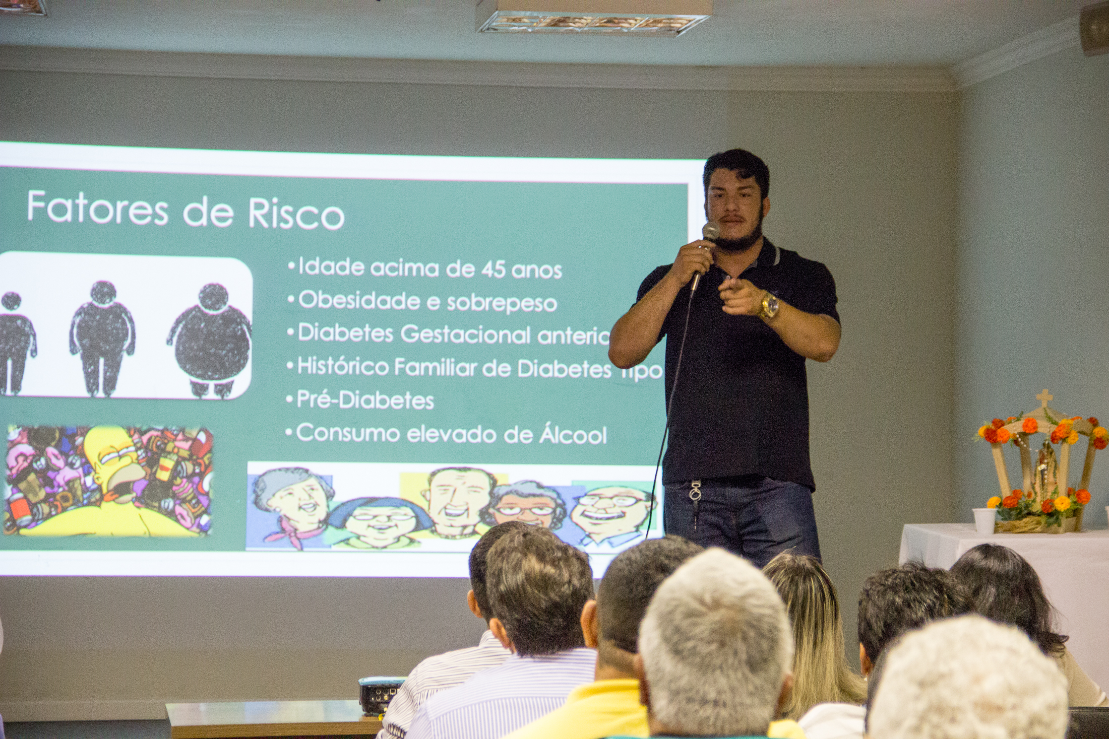 Servidores da Sesan participam de palestras sobre cuidados com a saúde