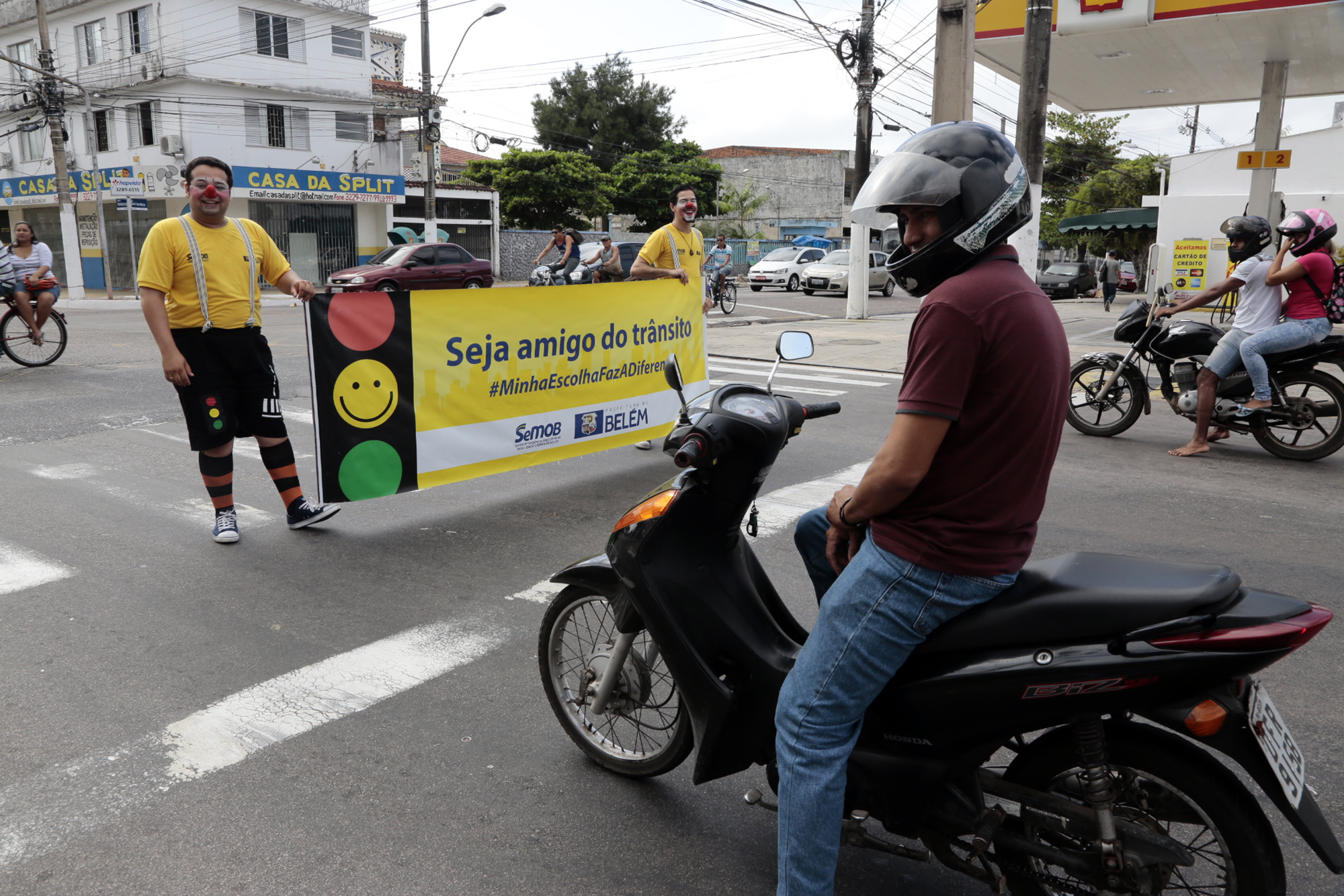 Ações educativas em ciclofaixas marcam o Dia Mundial sem Carro em Belém